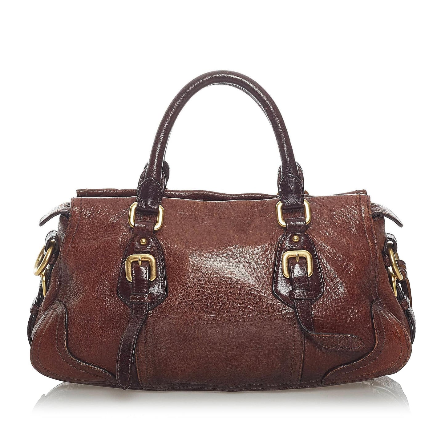 Prada Vitello Daino Satchel (SHG-33053)