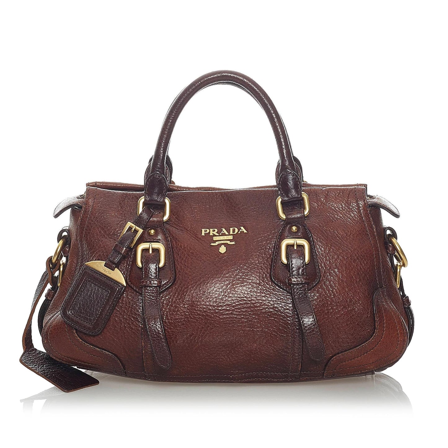 Prada Vitello Daino Satchel (SHG-33053)