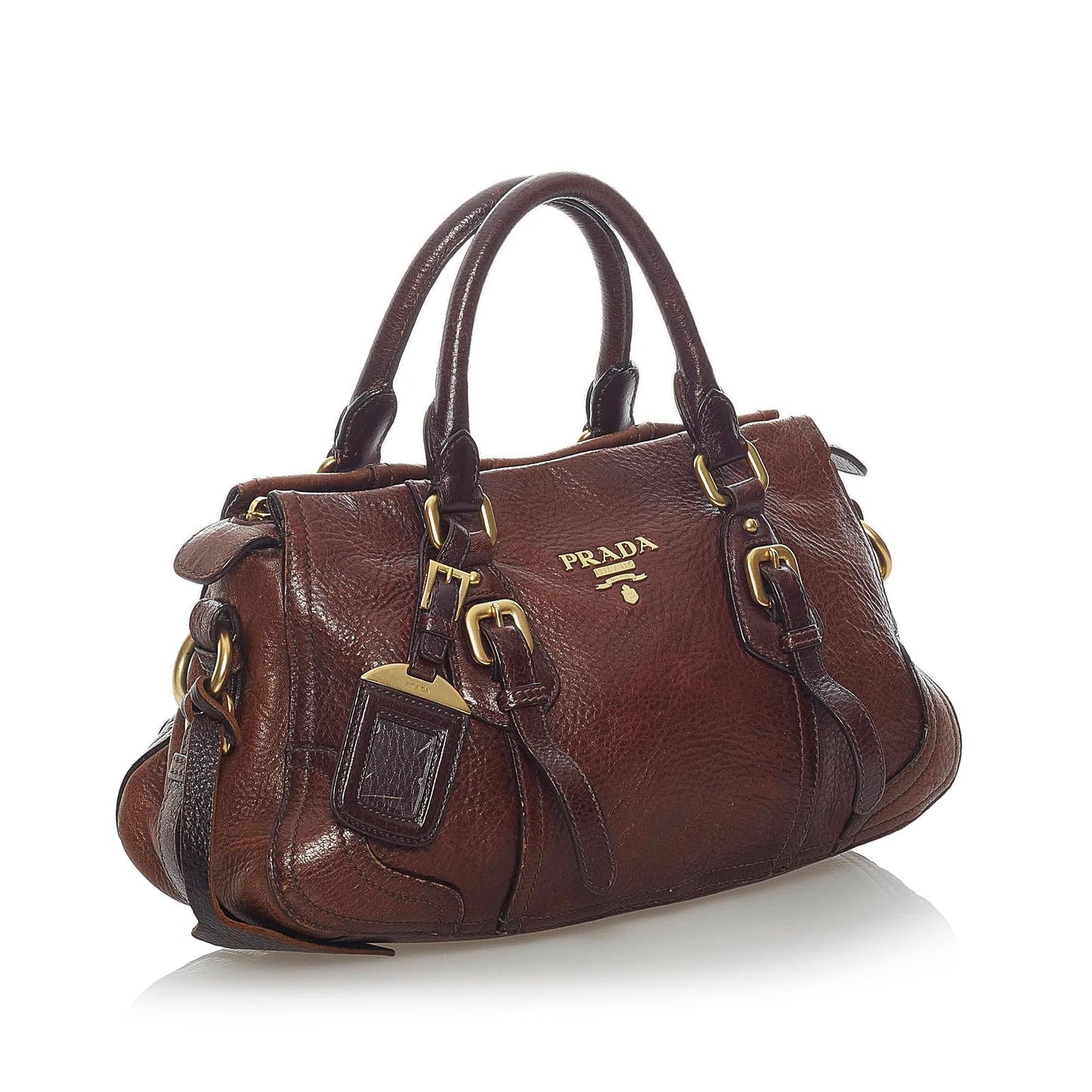Prada Vitello Daino Satchel (SHG-33053)