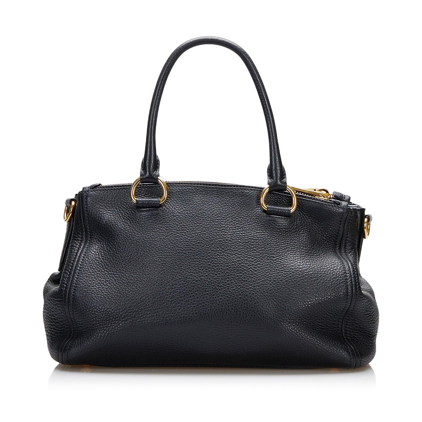 Prada Vitello Daino Satchel (SHG-F3CFdG)