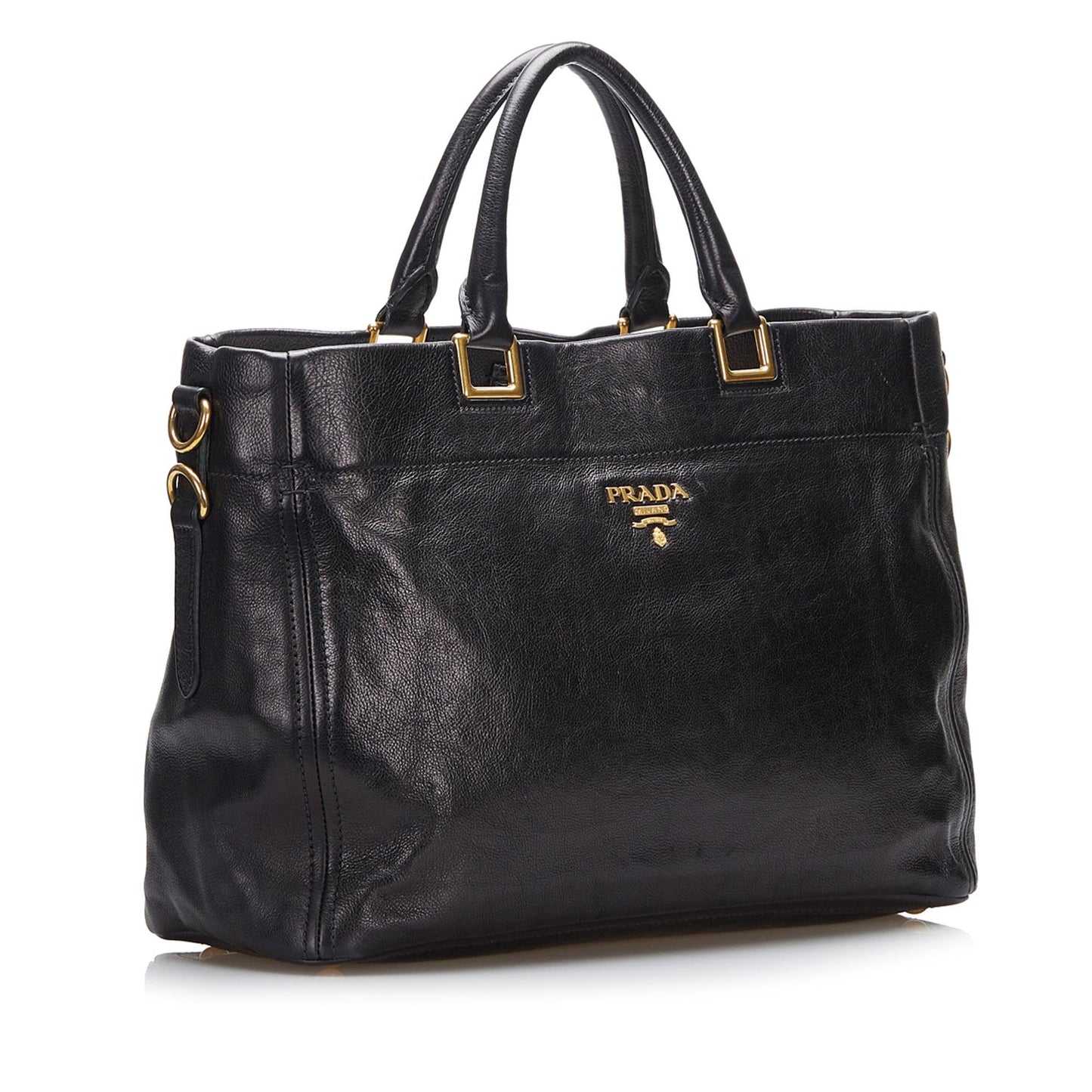 Prada Vitello Daino Satchel (SHG-0Oo1Ax)