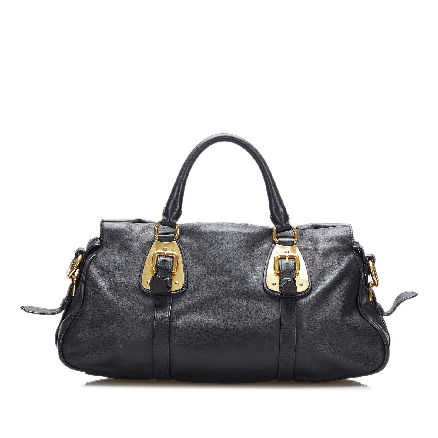 Prada Vitello Daino Satchel (SHG-nXLGL3)