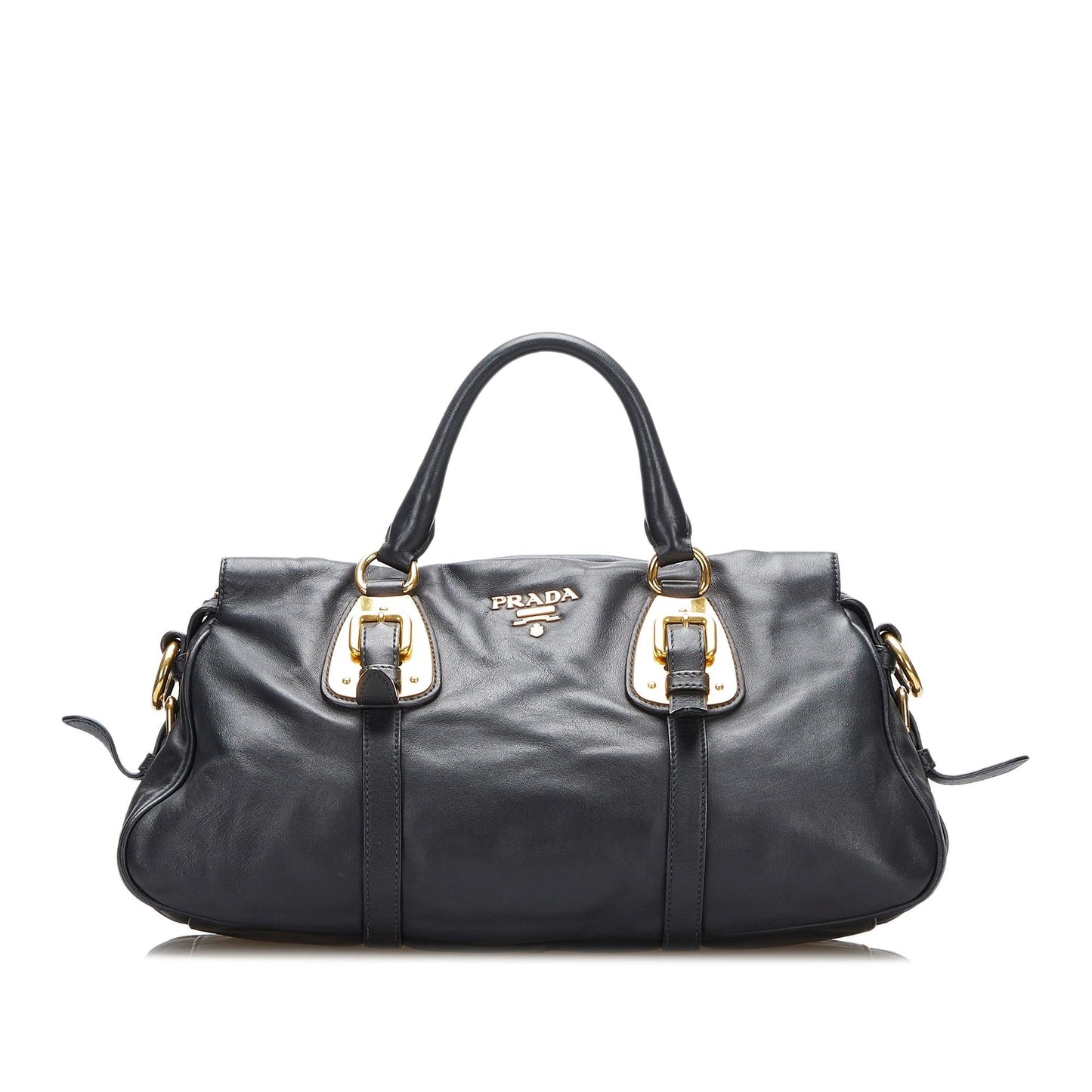 Prada Vitello Daino Satchel (SHG-nXLGL3)