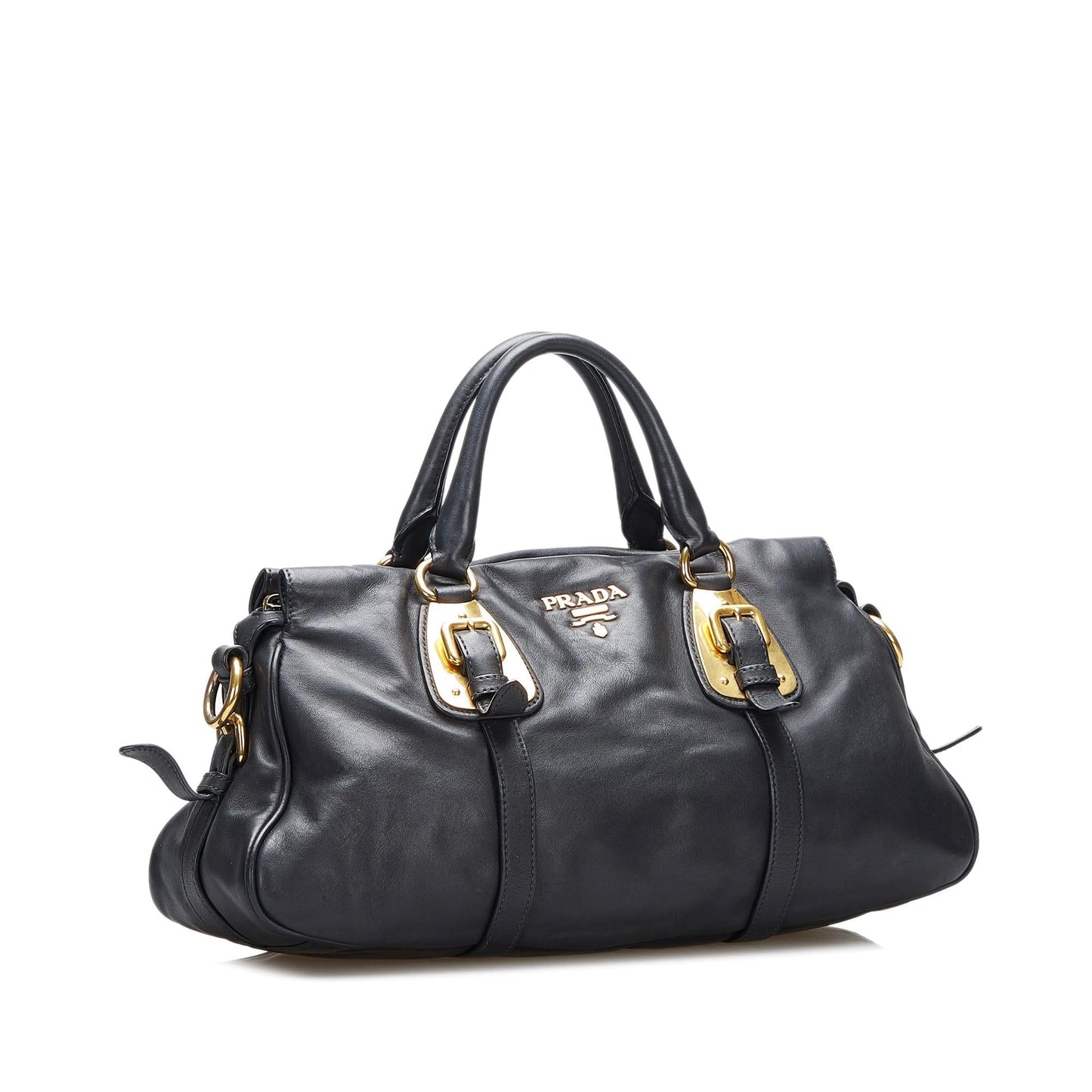Prada Vitello Daino Satchel (SHG-nXLGL3)