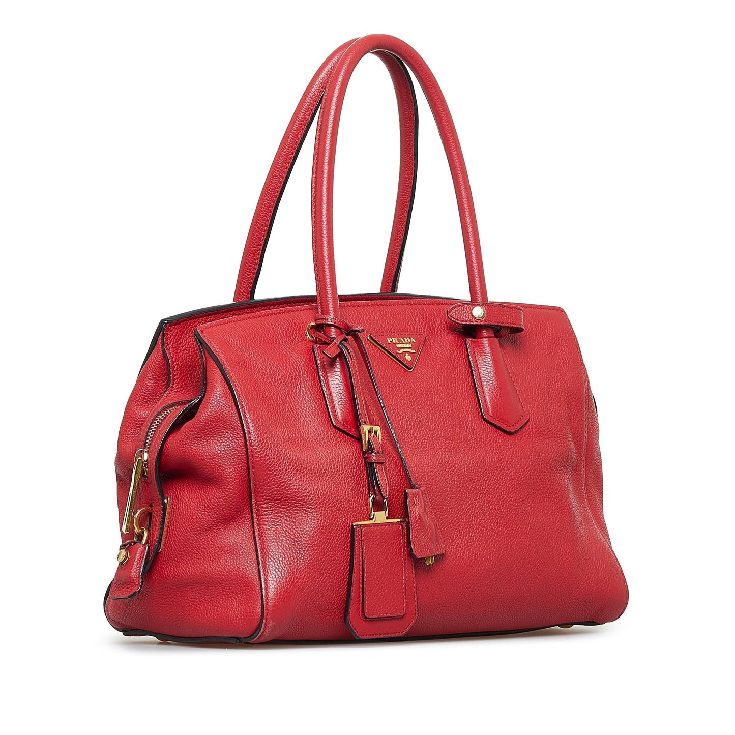 Prada Vitello Daino Satchel (SHG-M4EaA8)