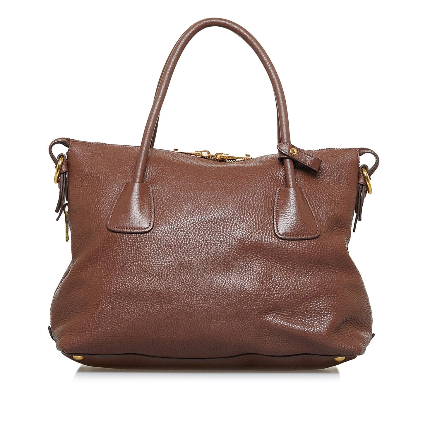 Prada Vitello Daino Satchel (SHG-qa2wh4)