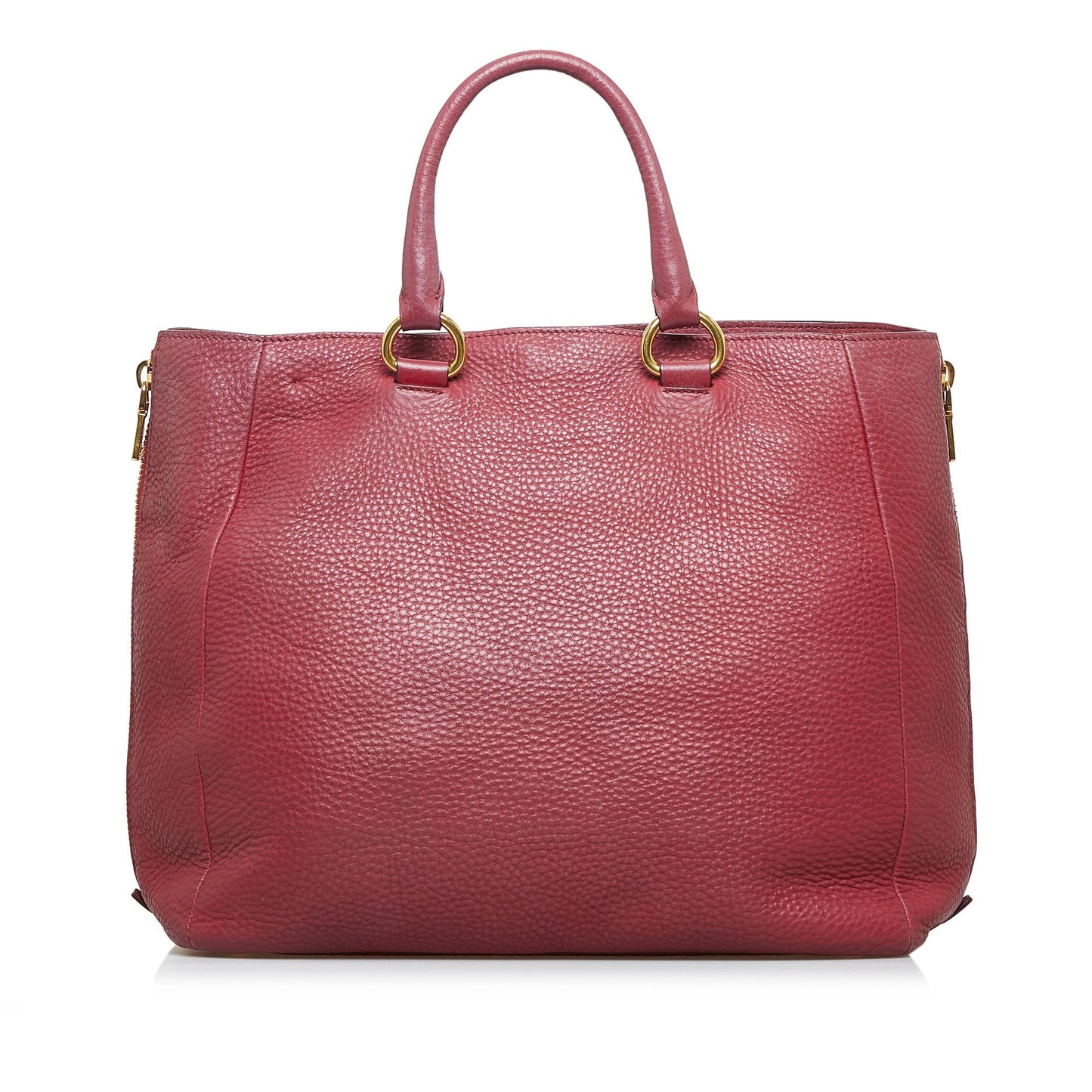 Prada Vitello Daino Satchel (SHG-6pz0Hn)