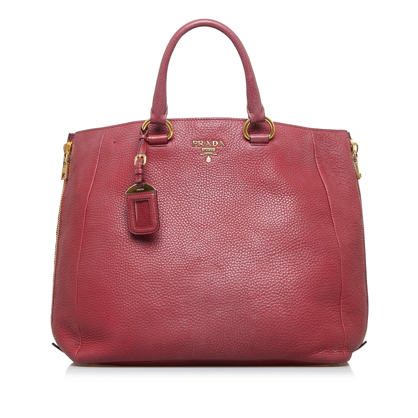 Prada Vitello Daino Satchel (SHG-6pz0Hn)