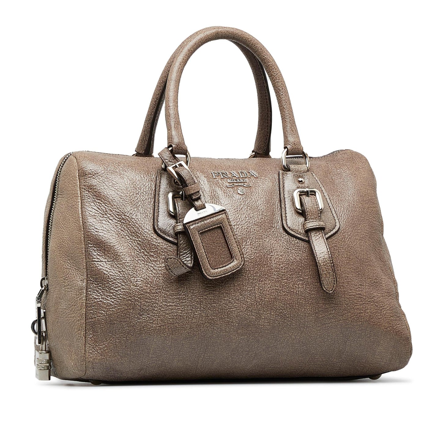 Prada Vitello Daino Satchel (SHG-3qeRXN)