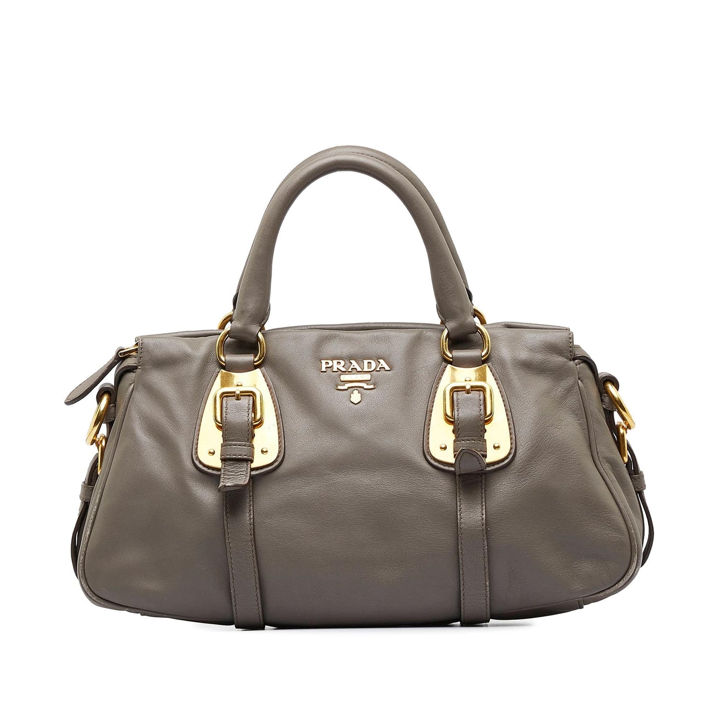Prada Vitello Daino Satchel (SHG-esq2YX)