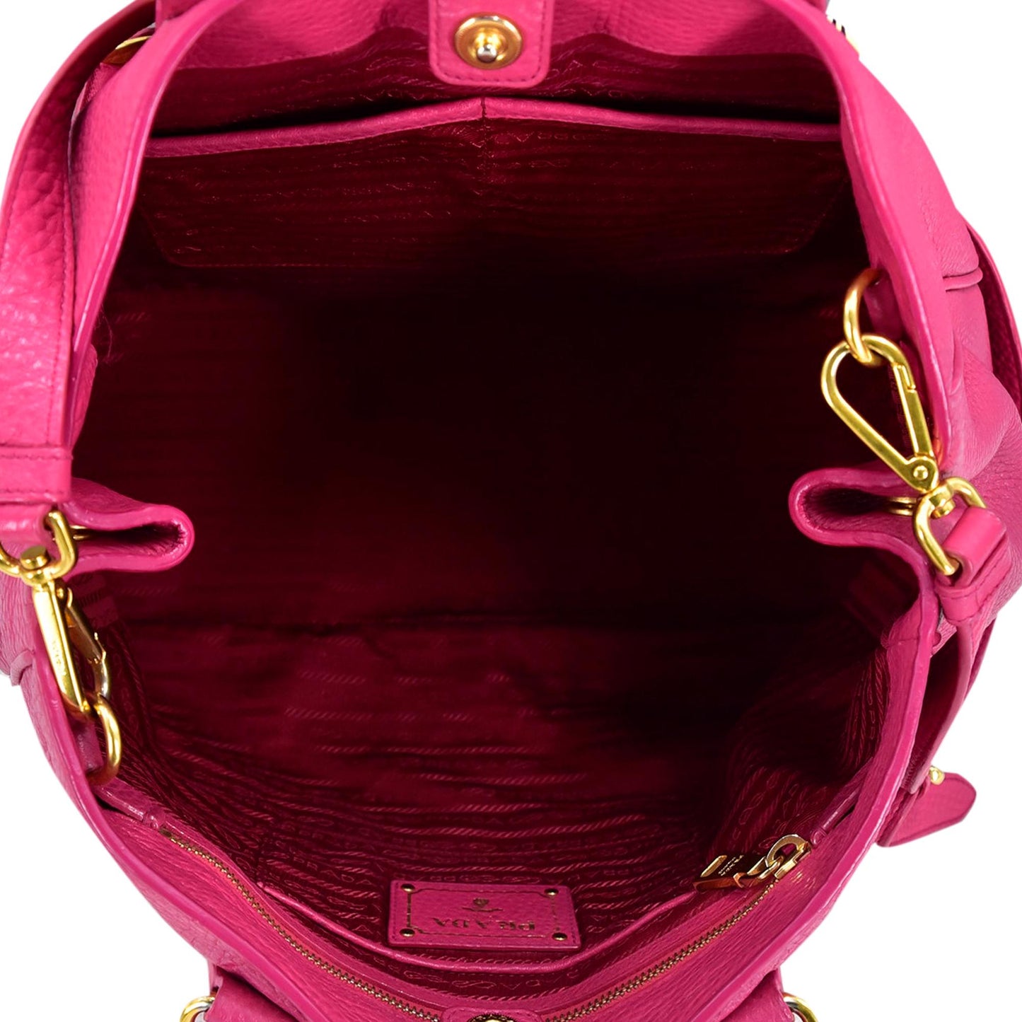 Prada Vitello Daino Satchel (SHG-TucuCB)