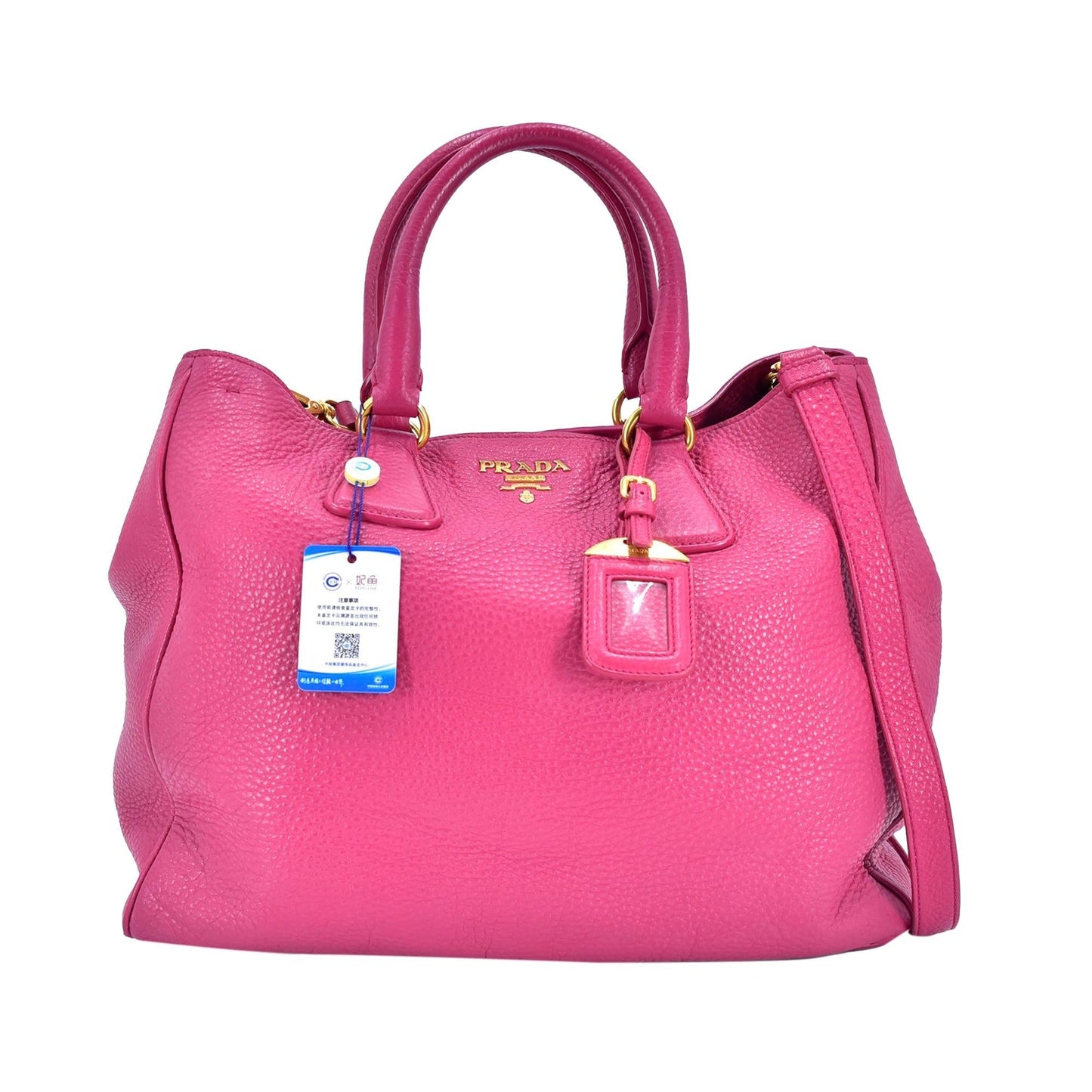 Prada Vitello Daino Satchel (SHG-TucuCB)