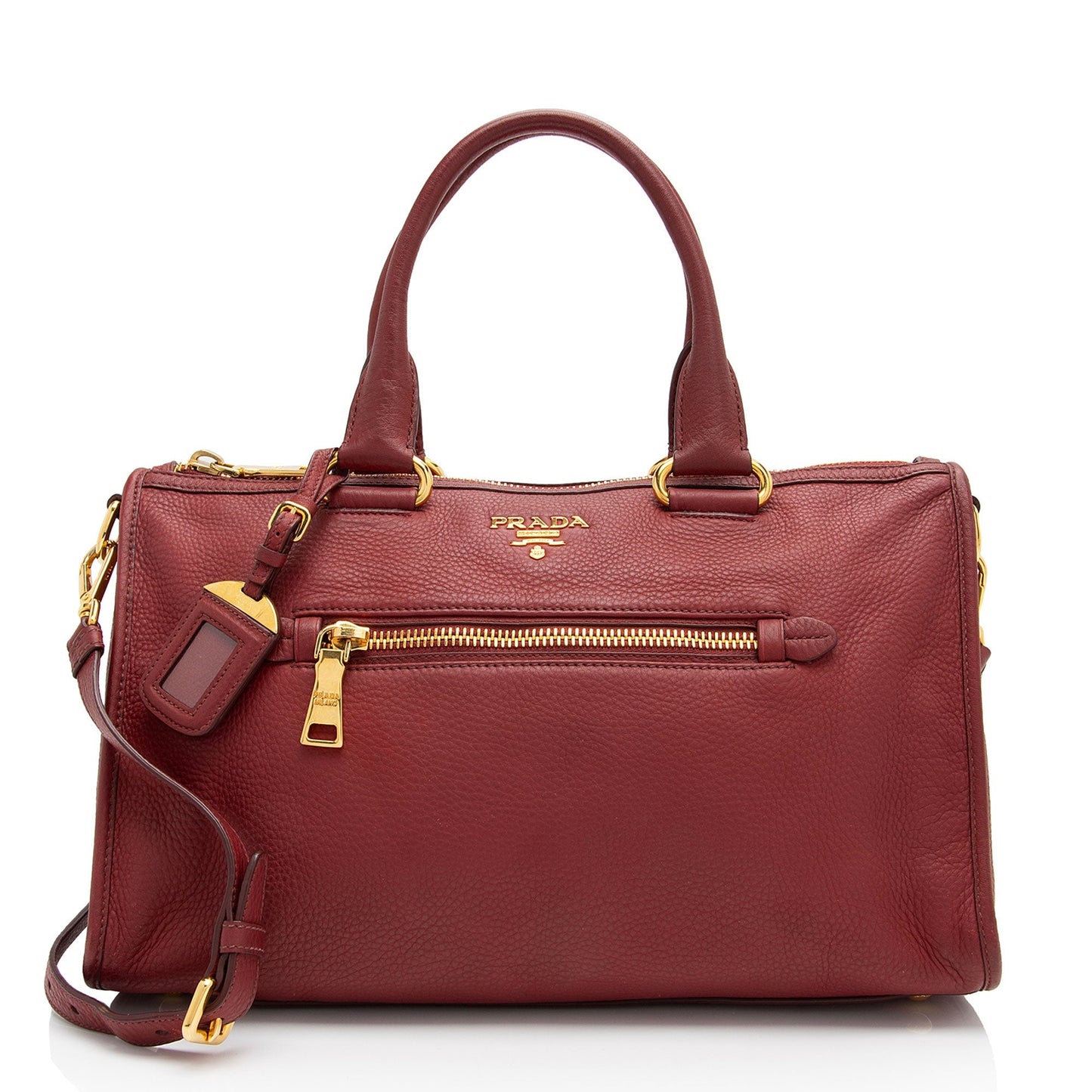 Prada Vitello Daino Satchel (SHF-yhwCjz)