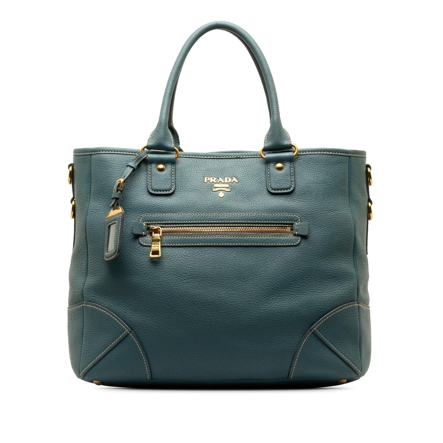 Prada Vitello Daino Satchel (SHG-3DfeGJ)