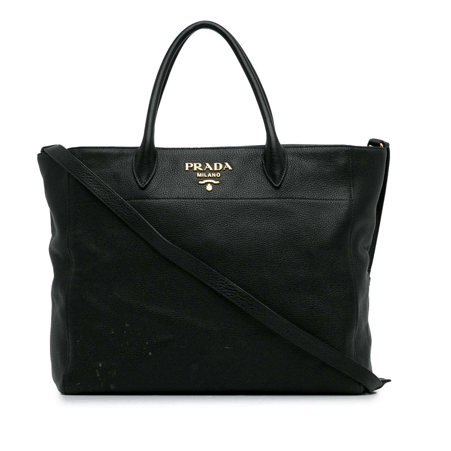 Prada Vitello Daino Satchel (SHG-MiiNYQ)