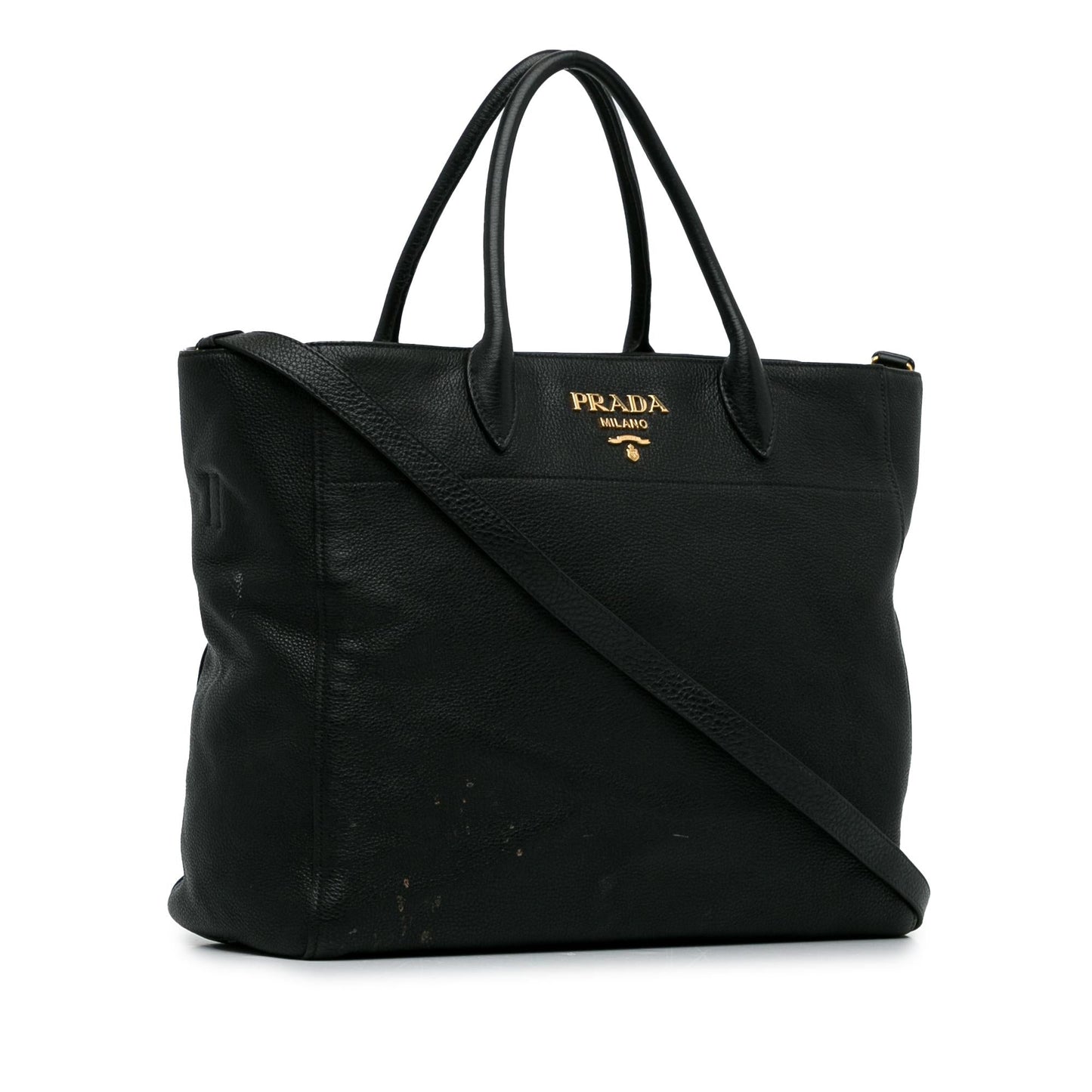 Prada Vitello Daino Satchel (SHG-MiiNYQ)