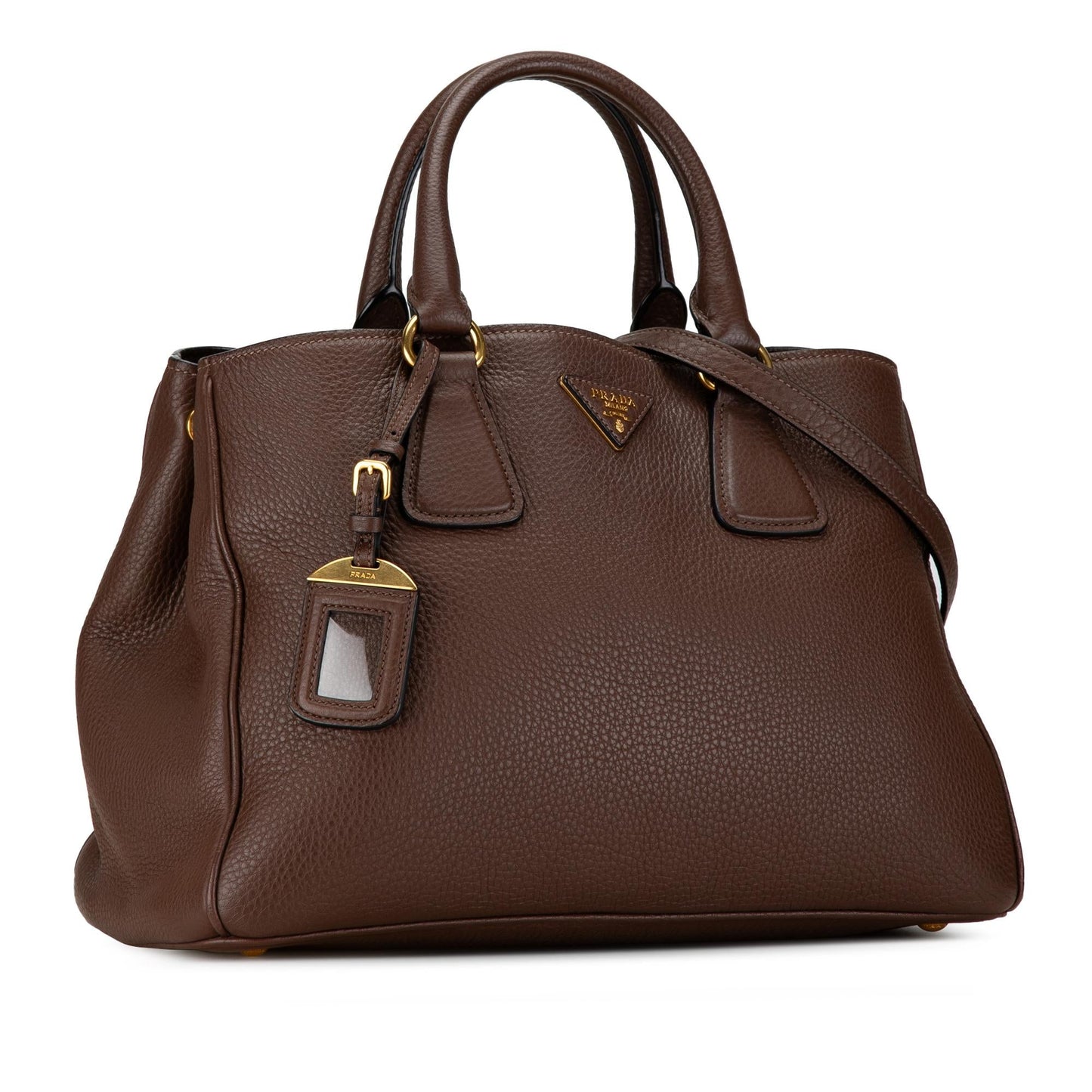 Prada Vitello Daino Satchel (SHG-khEUny)