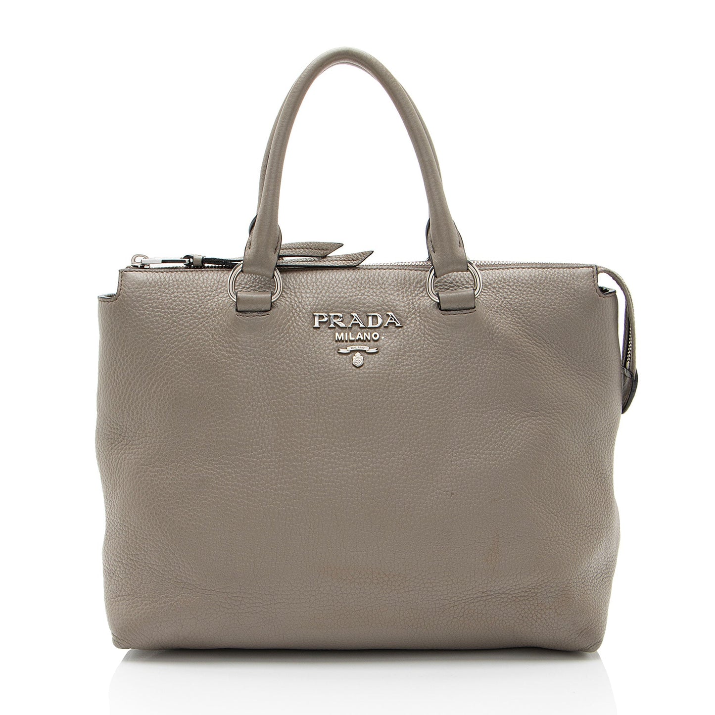 Prada Vitello Daino Zip Tote