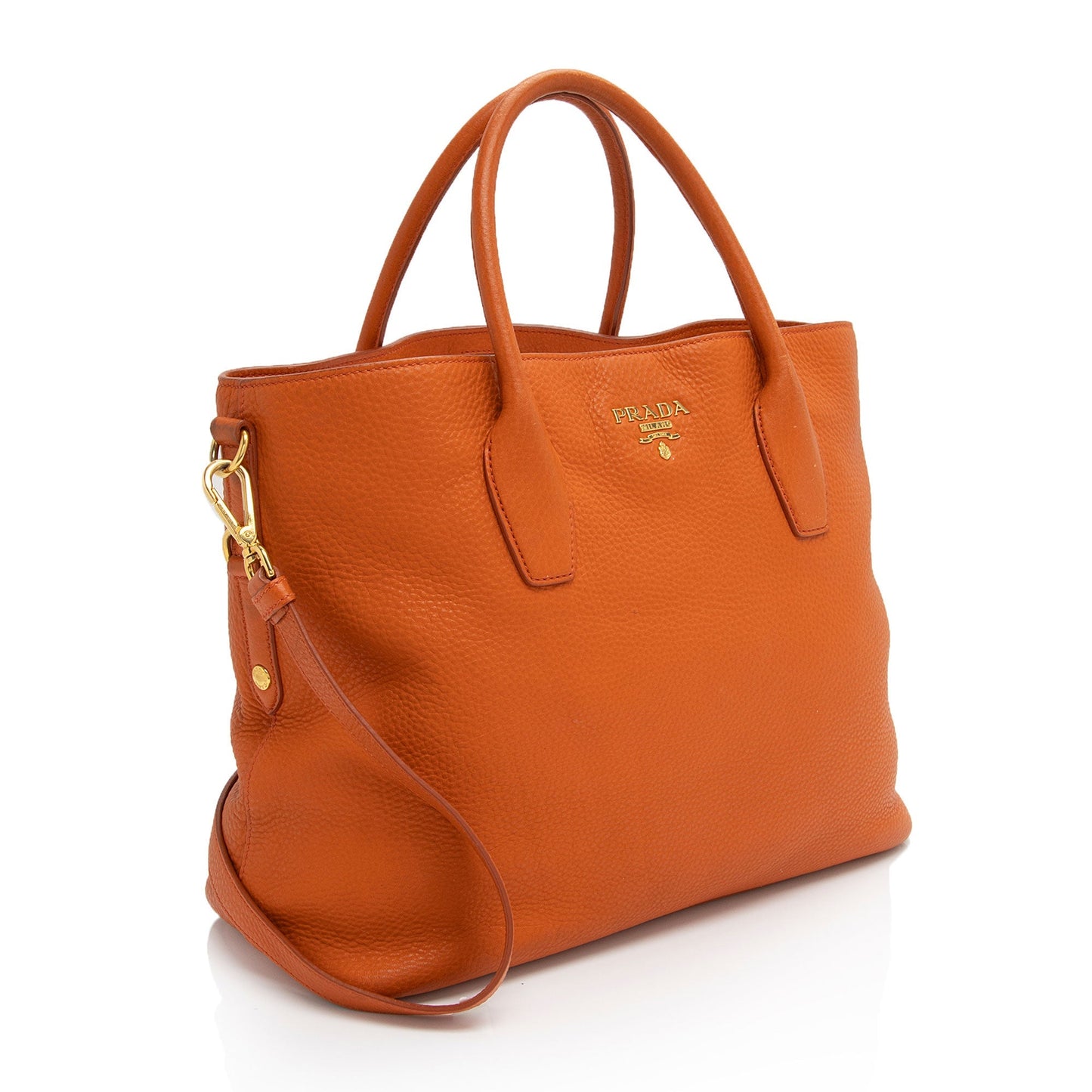 Prada Vitello Daino Shopping Tote (SHF-O52UVd)
