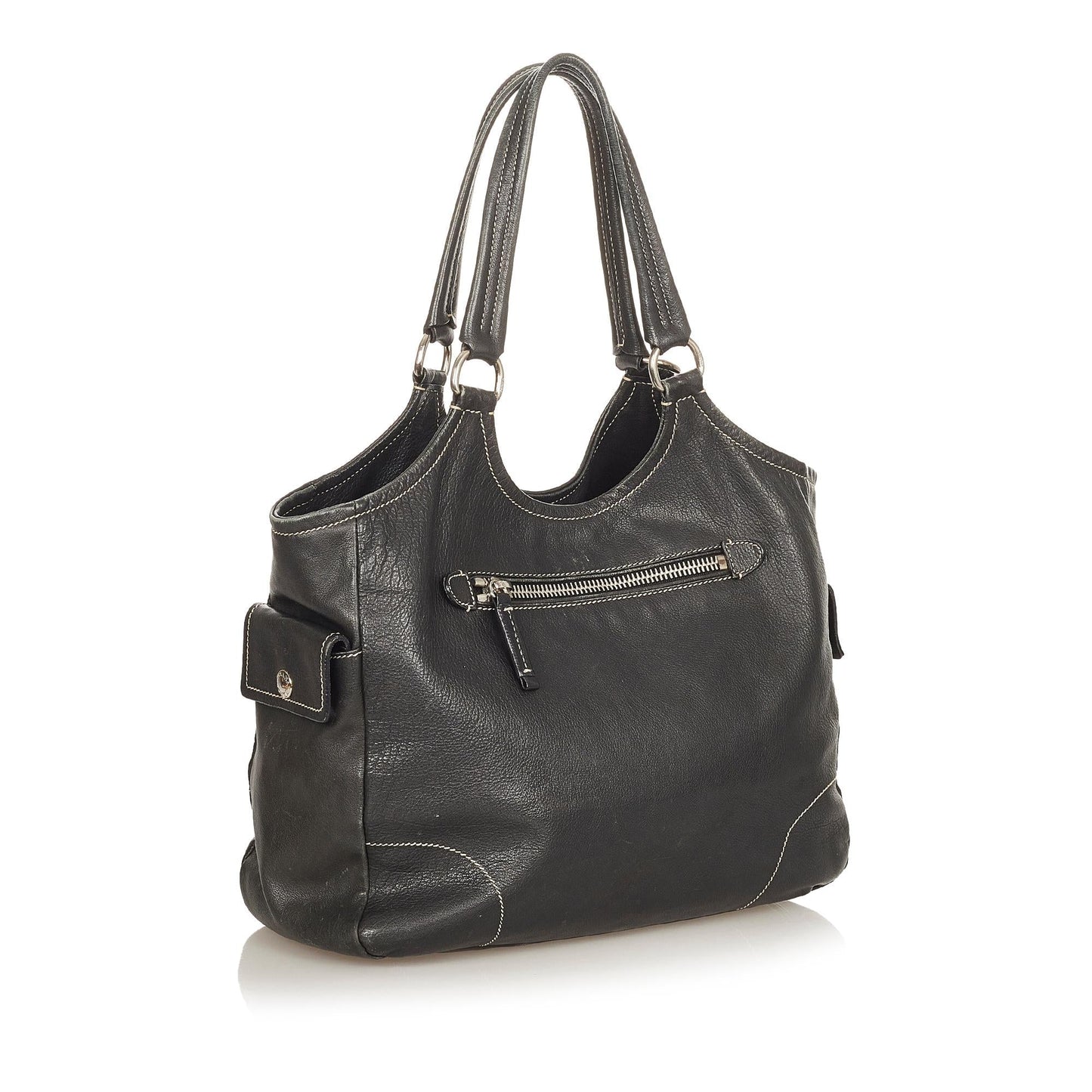 Prada Vitello Daino Shoulder Bag (SHG-24831)