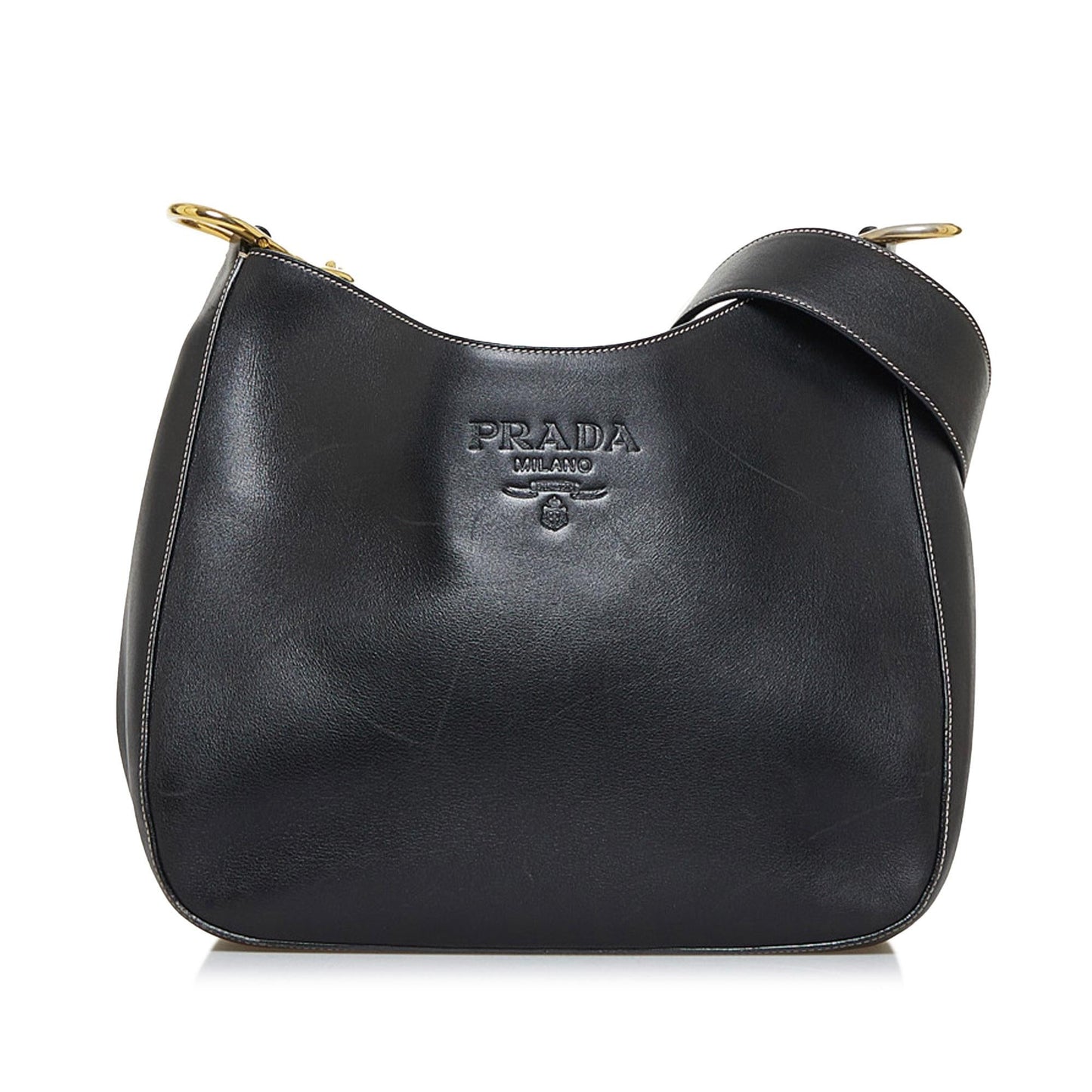 Prada Vitello Daino Shoulder Bag (SHG-vBfZS8)