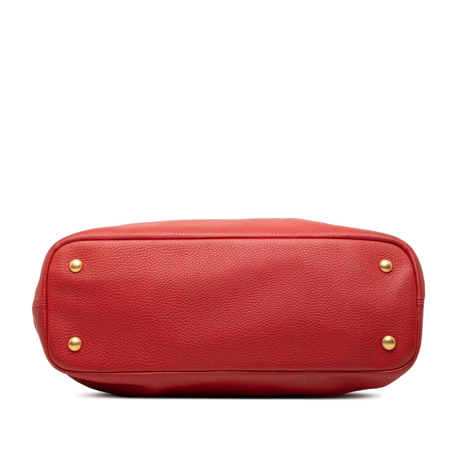 Prada Vitello Daino Side Zip Tote