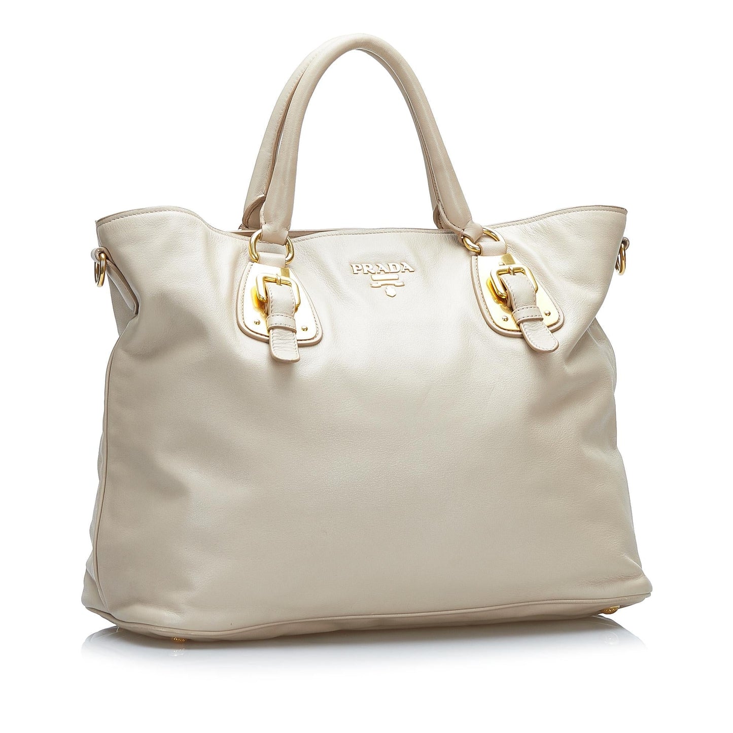 Prada Vitello Daino Soft Calf Satchel (SHG-oOkF0T)