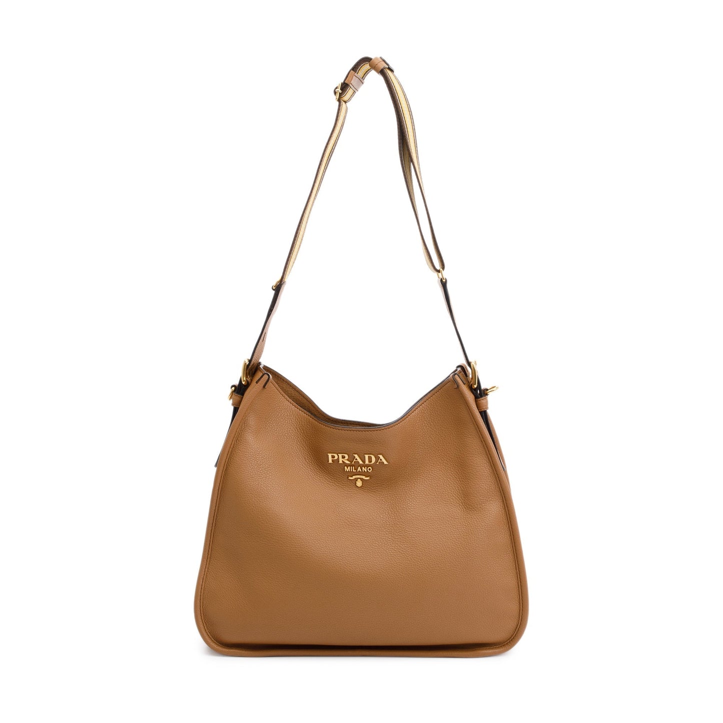 Prada Vitello Daino Soft Hobo Bag