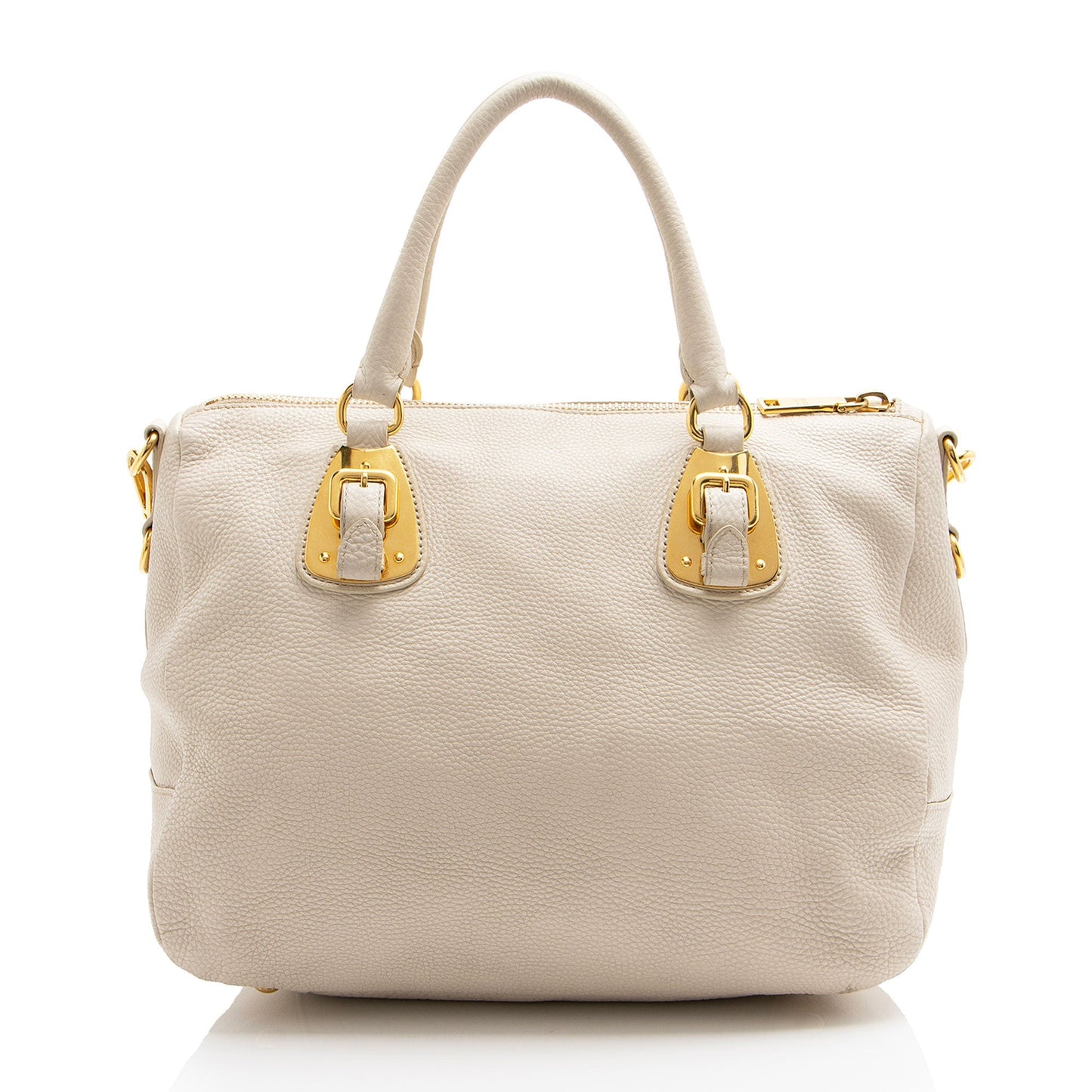 Prada Vitello Daino Soft Satchel (SHF-3EXWFp)