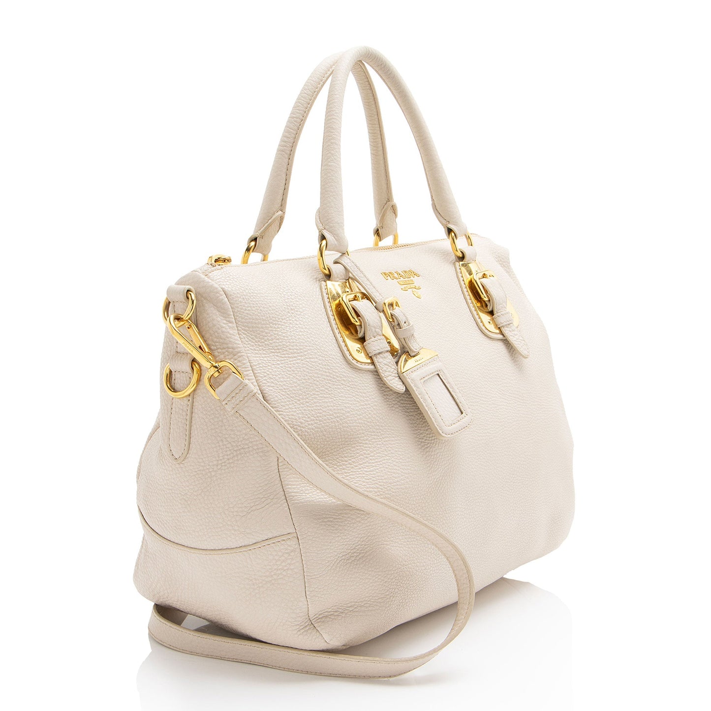 Prada Vitello Daino Soft Satchel (SHF-3EXWFp)