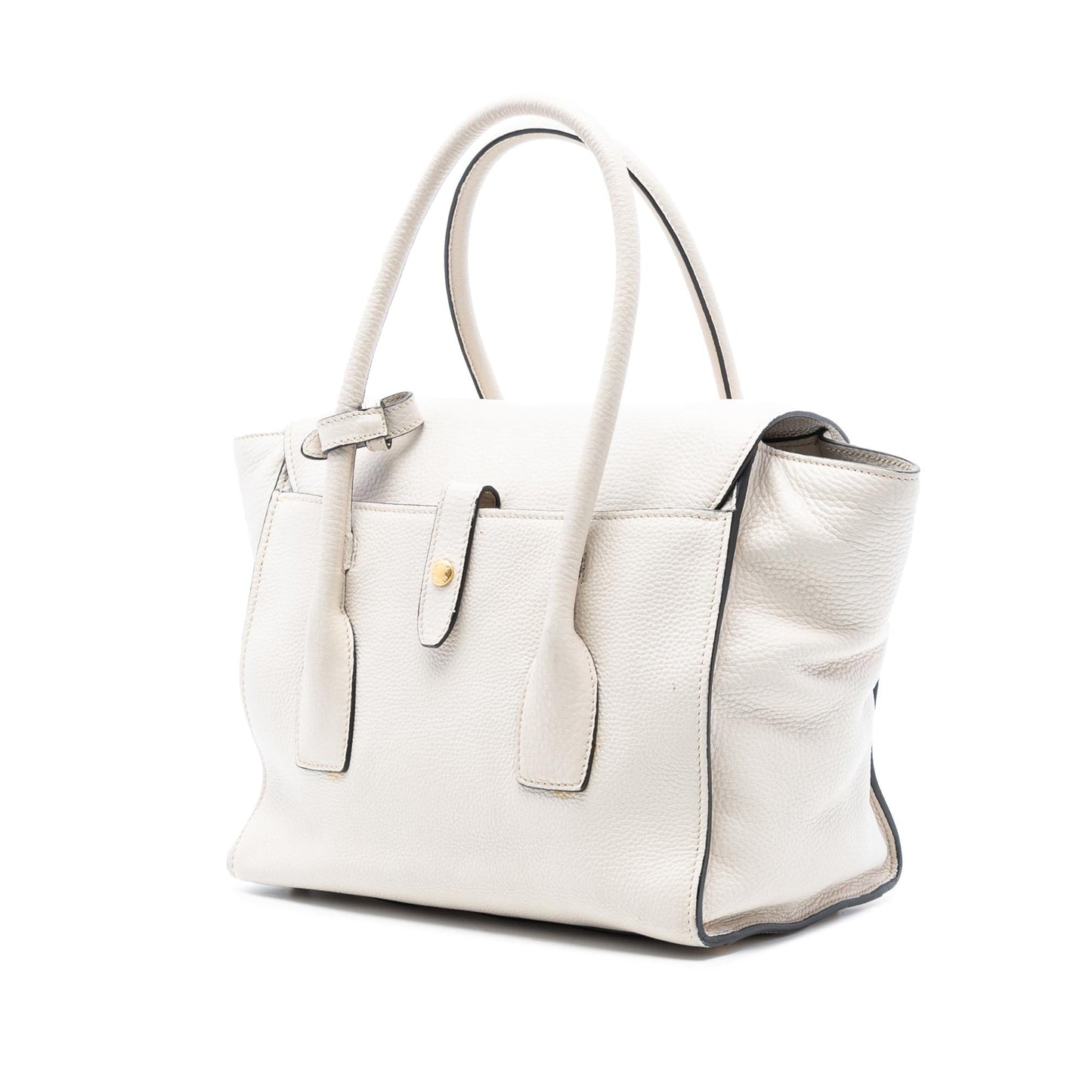 Prada Vitello Daino Sound Lock Satchel