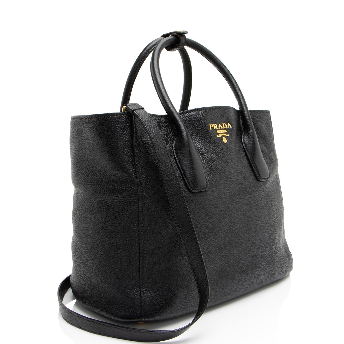 Prada Vitello Daino Large Open Tote