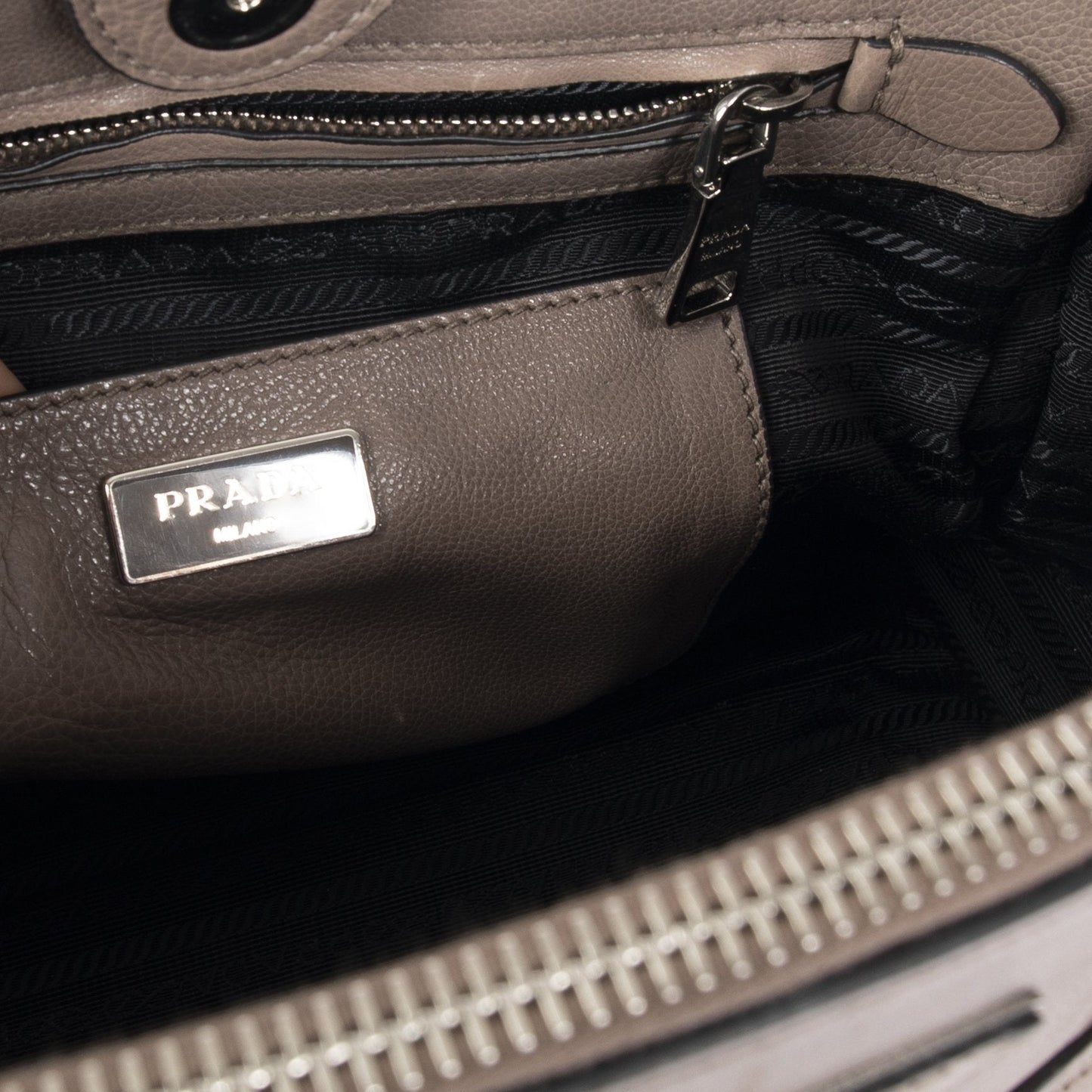 Prada Vitello Daino Twin Pocket Tote