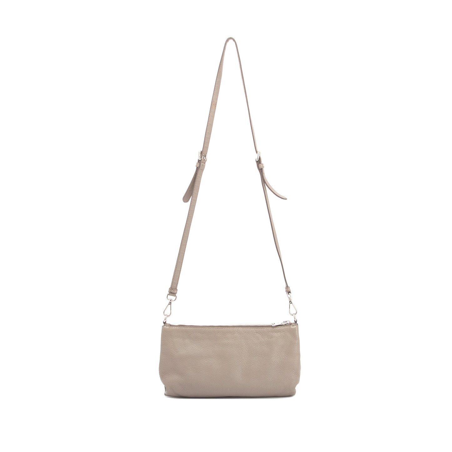 Prada Vitello Daino Zip Crossbody Bag