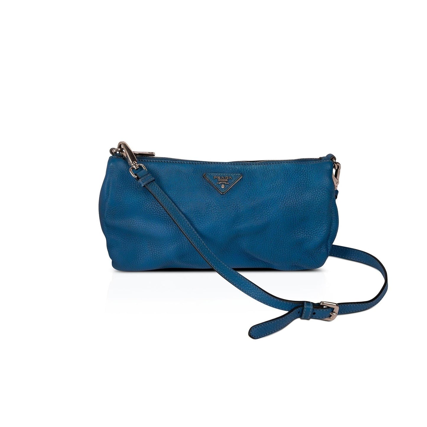 Prada Vitello Daino Zip Crossbody Bag