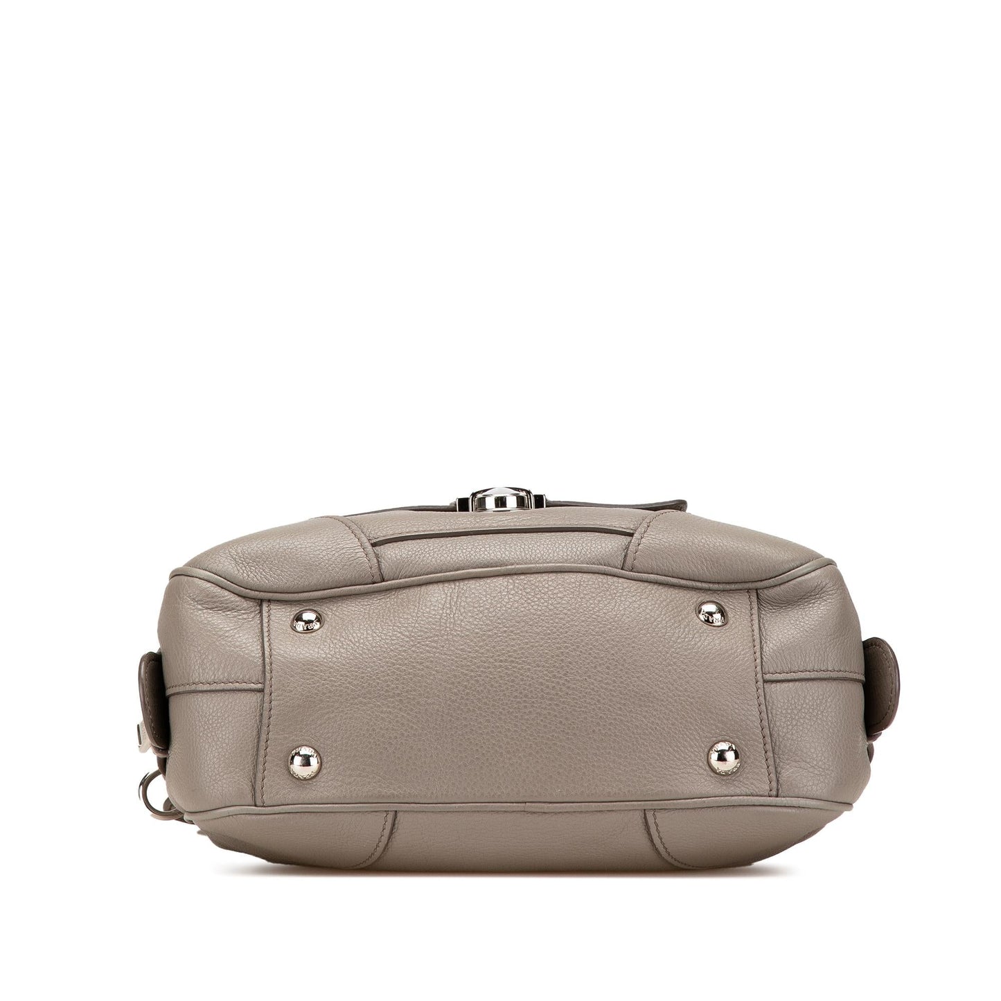 Prada Vitello Daino Zip Top Satchel