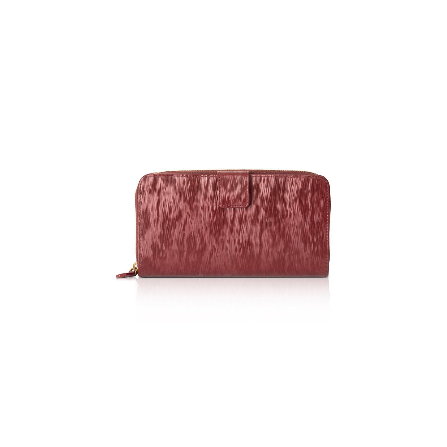 Prada Vitello Move Leather Zip Wallet