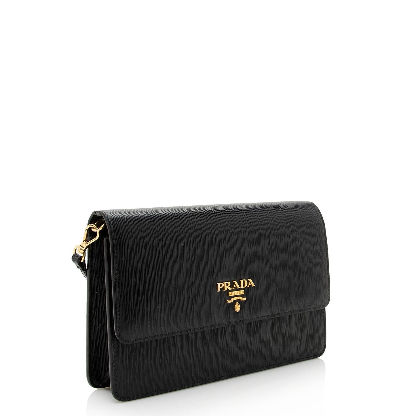 Prada Vitello Move Mini Wallet on Chain (SHF-22579)