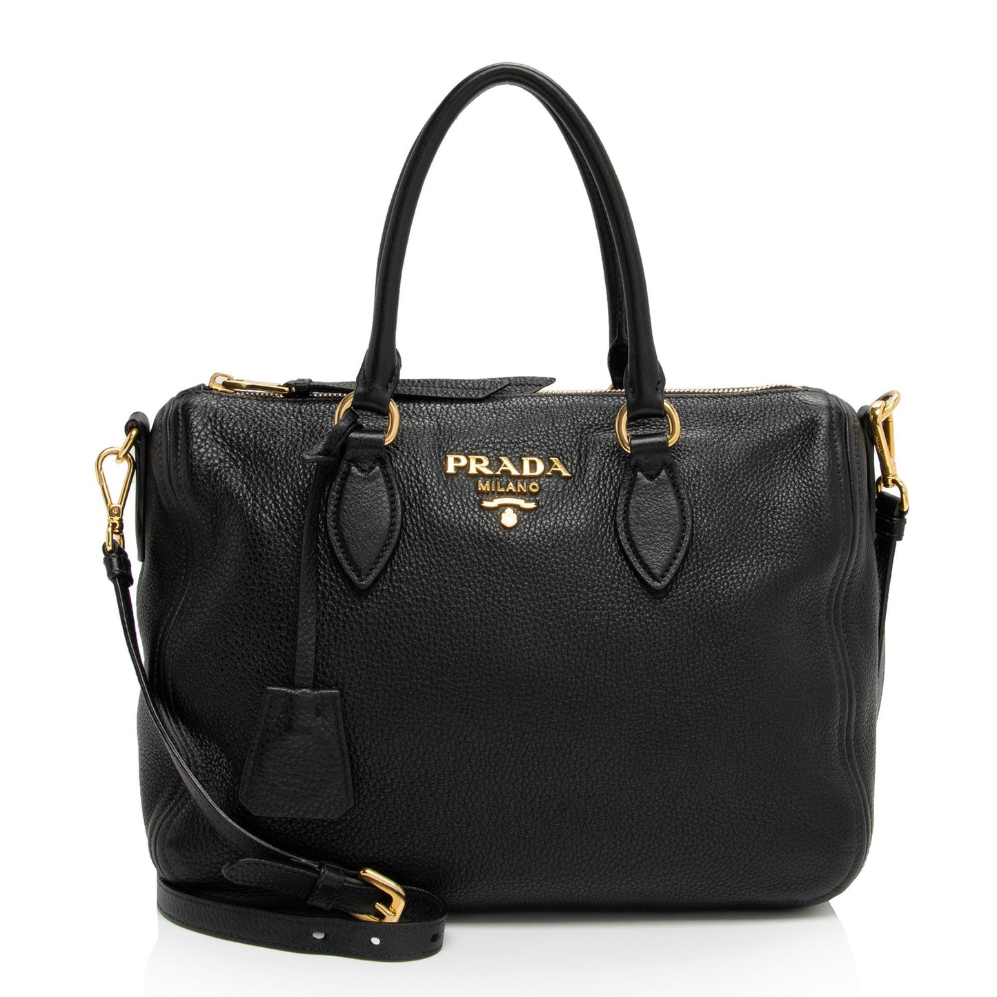 Prada Vitello Phenix Convertible Satchel (SHF-hcRYyS)