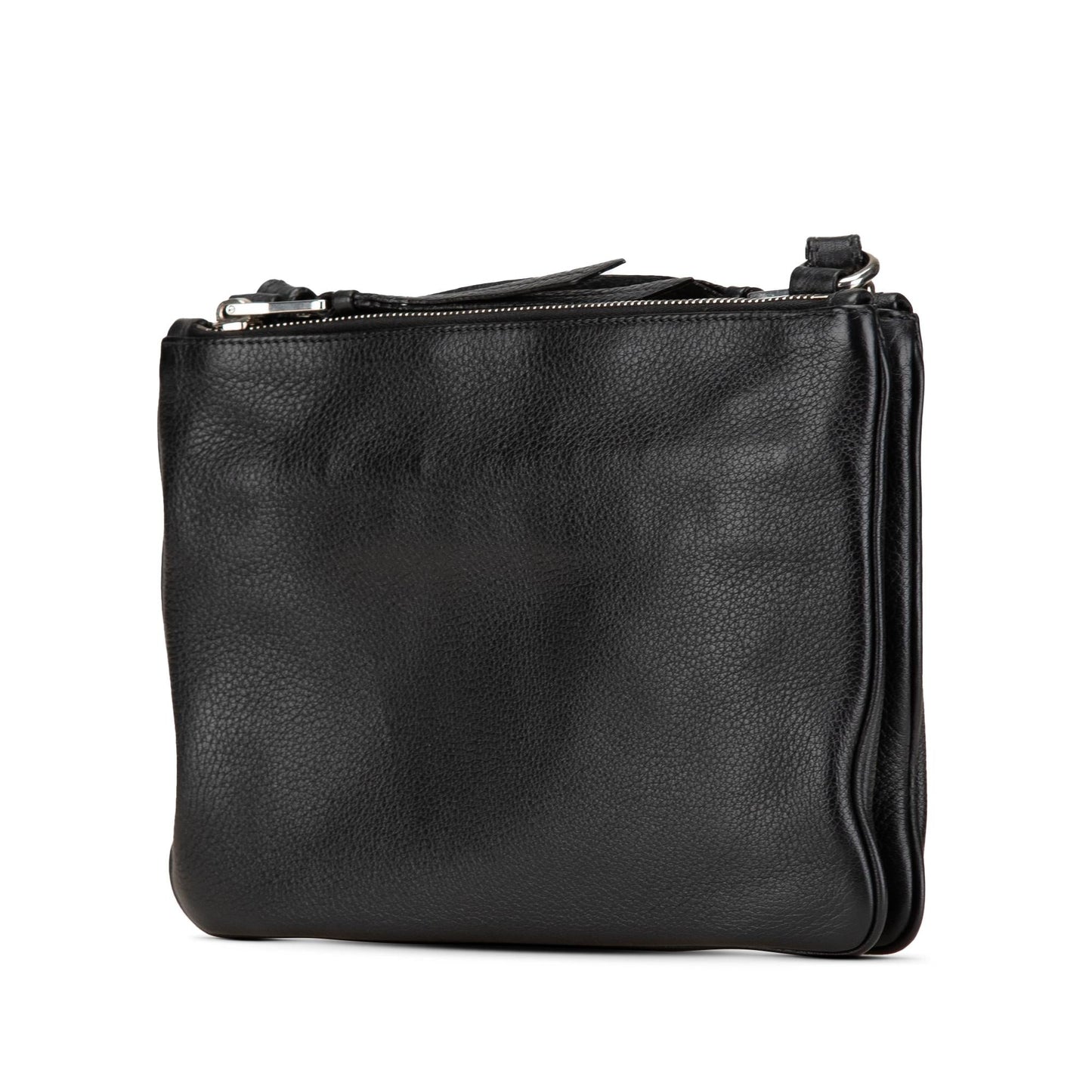 Prada Vitello Phenix Double Zip Crossbody