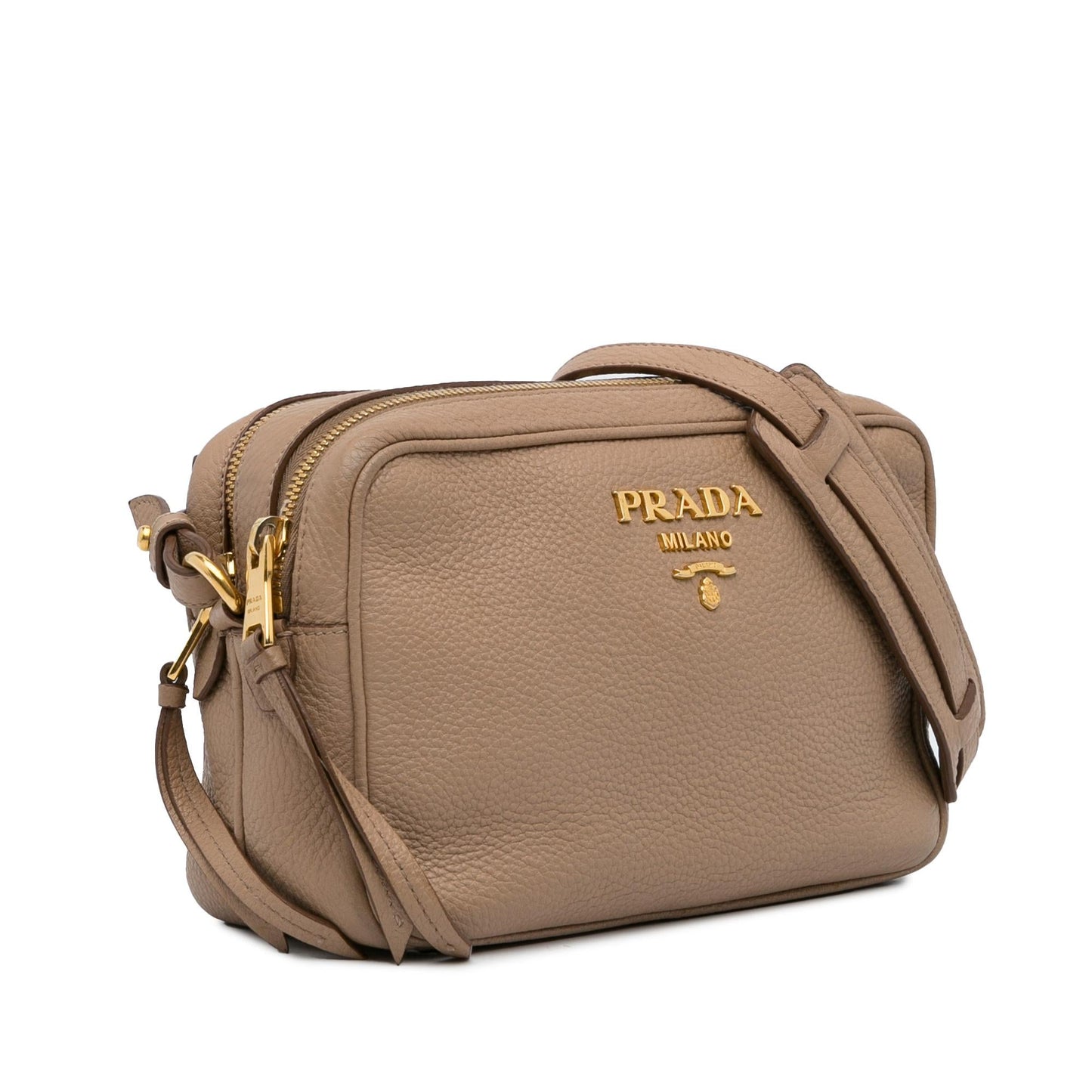 Prada Vitello Phenix Double Zip (SHG-jaXNEZ)