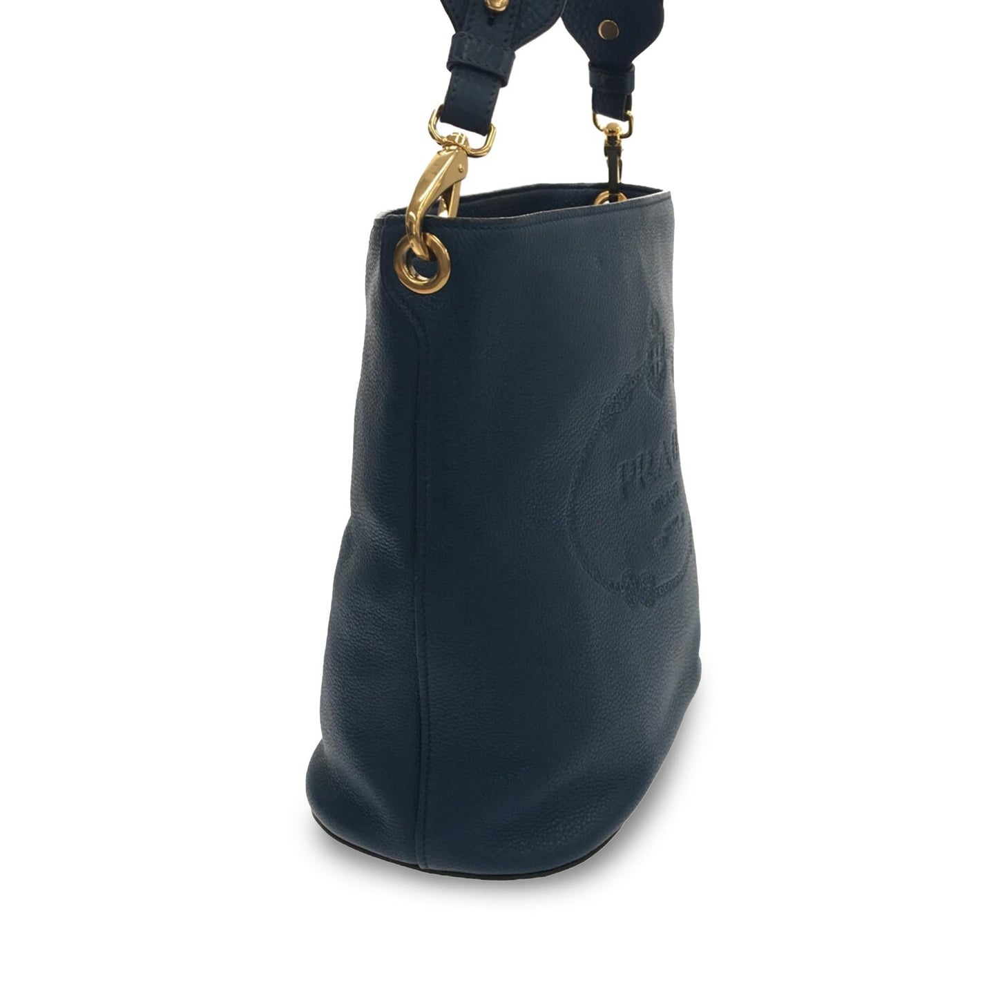 Prada Vitello Phenix Logo Crossbody Bag (SHG-sscjbO)