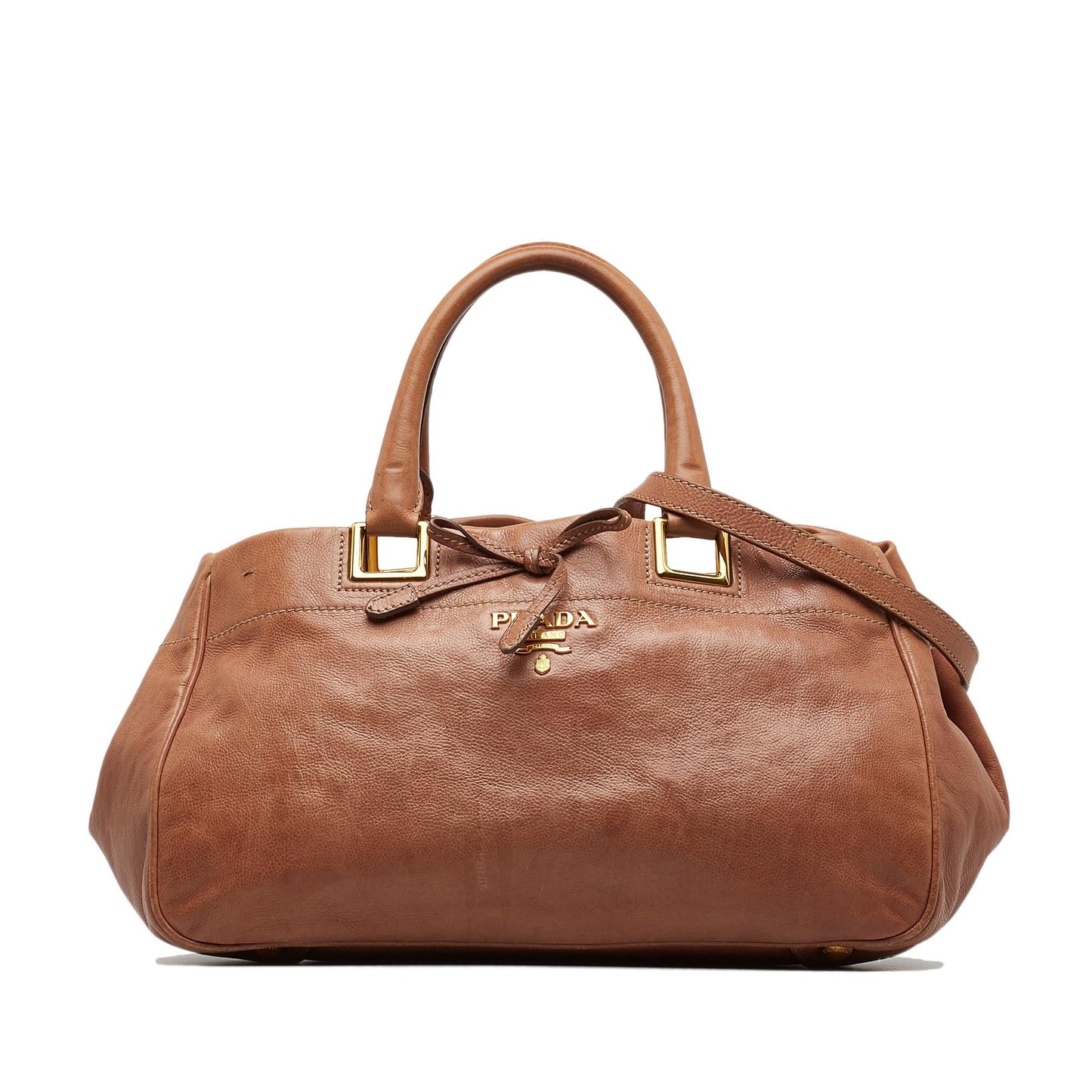 Prada Vitello Ribbon Satchel (SHG-bUxZsh)