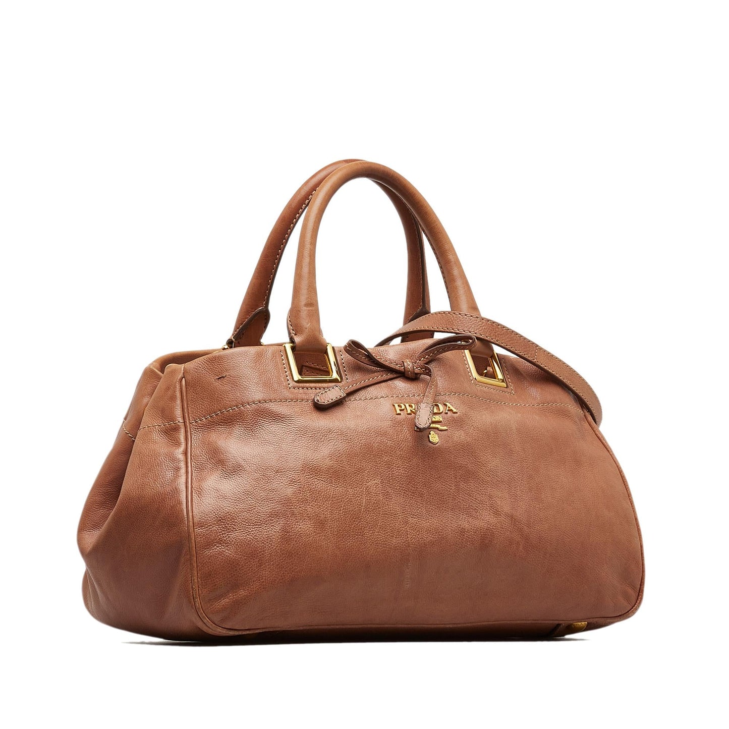 Prada Vitello Ribbon Satchel (SHG-bUxZsh)