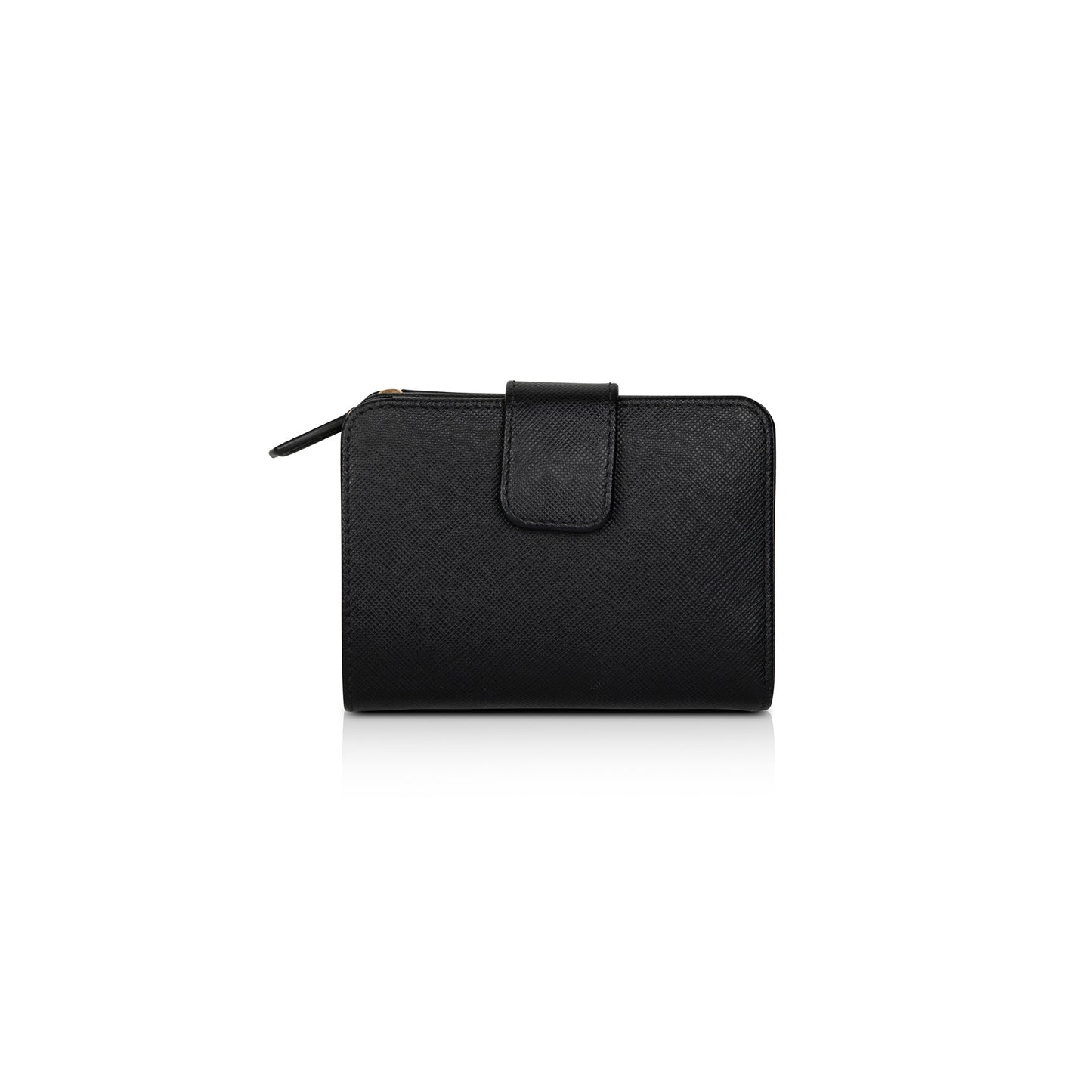 Prada Vitello Saffiano French Purse Wallet