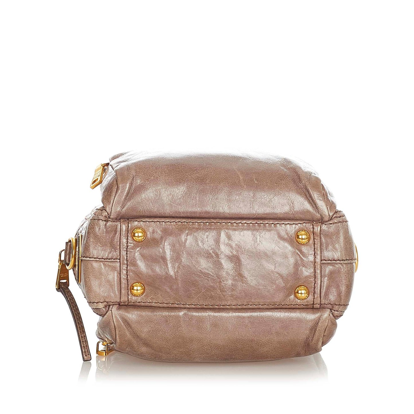 Prada Vitello Shine Bauletto Satchel (SHG-22185)