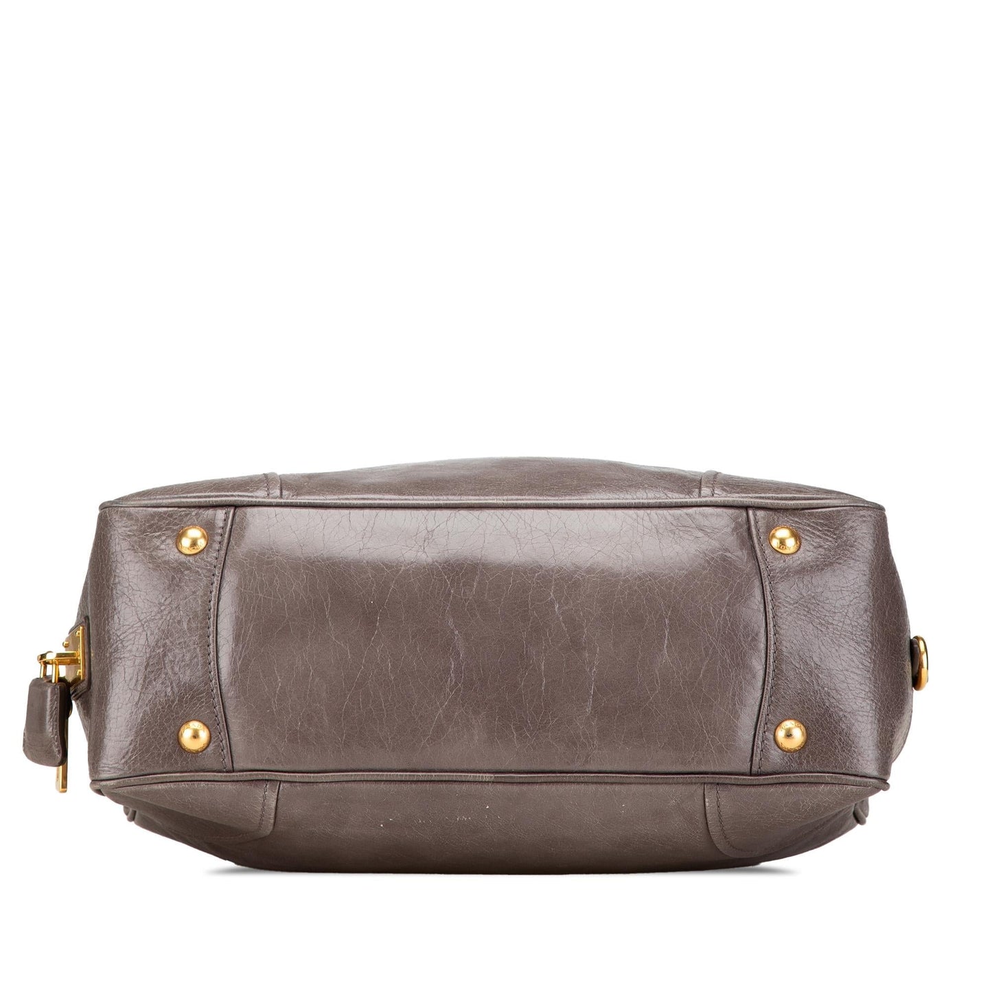 Prada Vitello Shine Bauletto Satchel