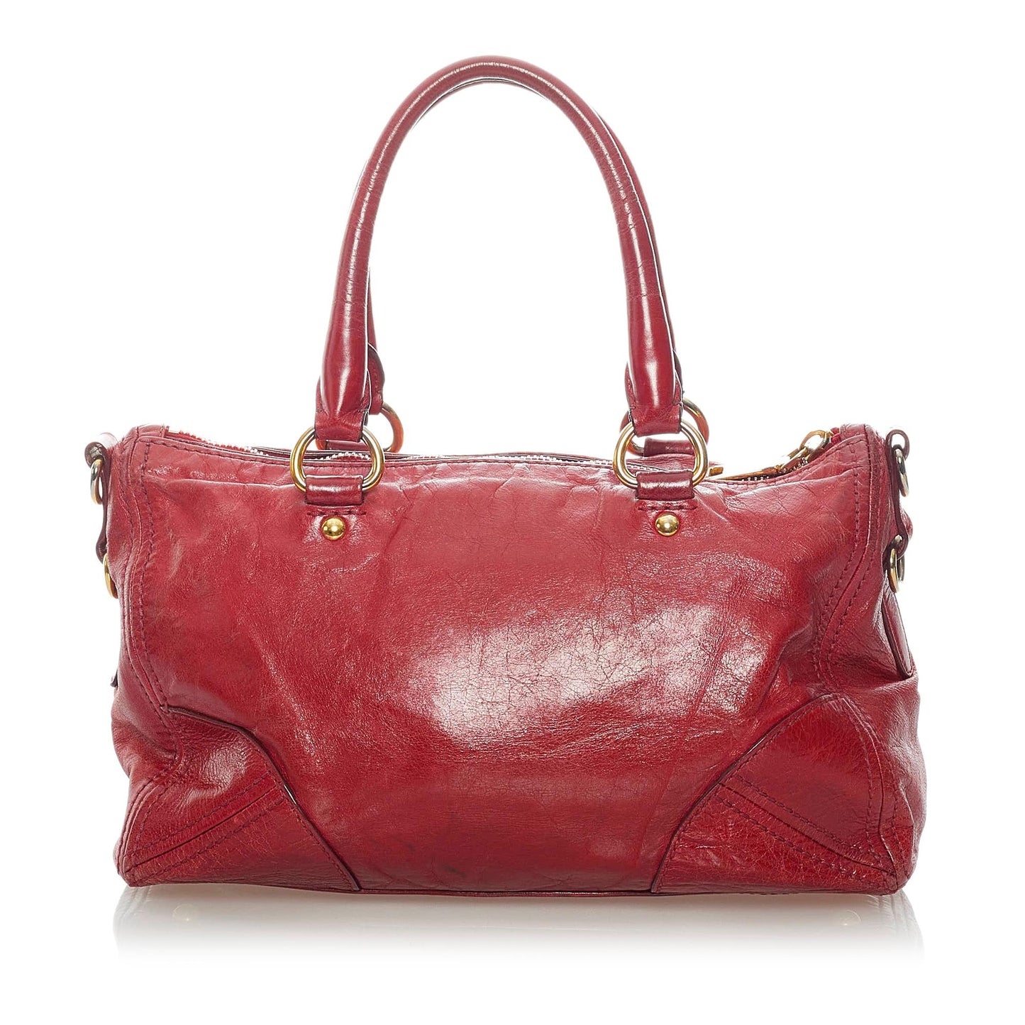 Prada Vitello Shine Satchel (SHG-33139)