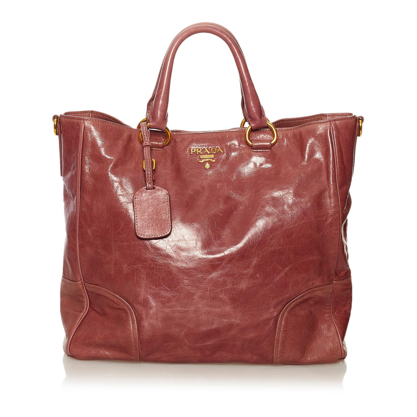 Prada Vitello Shine Satchel (SHG-33141)