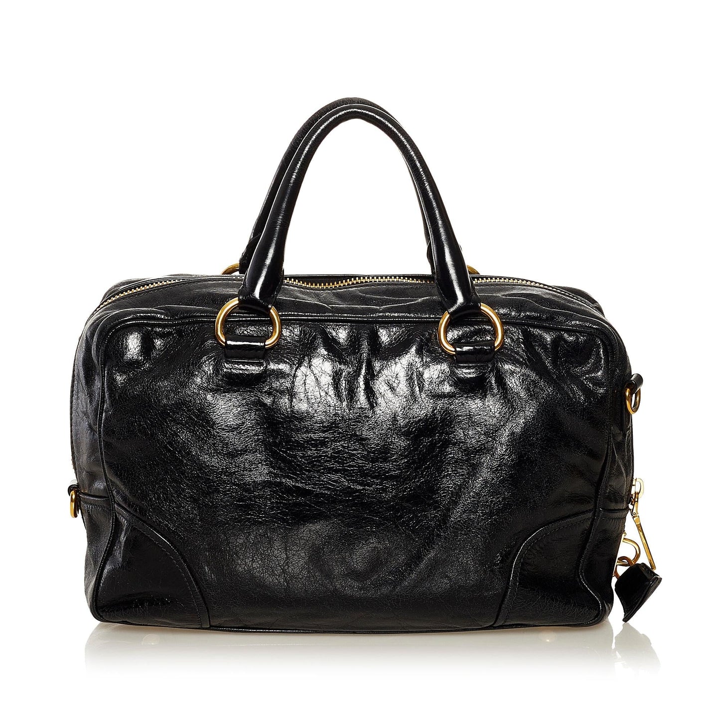 Prada Vitello Shine Satchel (SHG-37205)